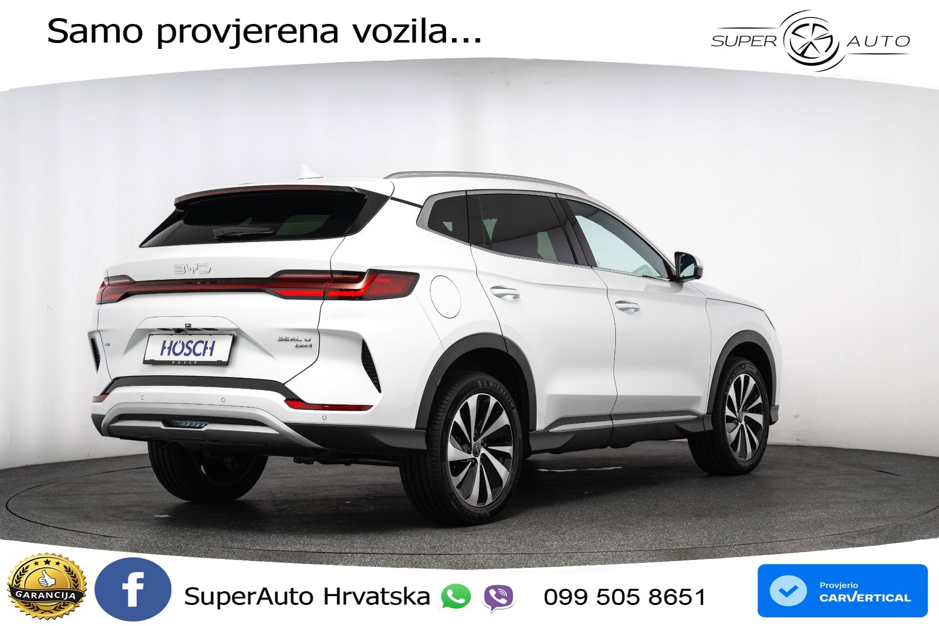 NOVO BYD Seal U DM-i 1.5L AWD Aut. Design 324 KS, ACC+360+GR SJED+PANO+HEAD+VIRT