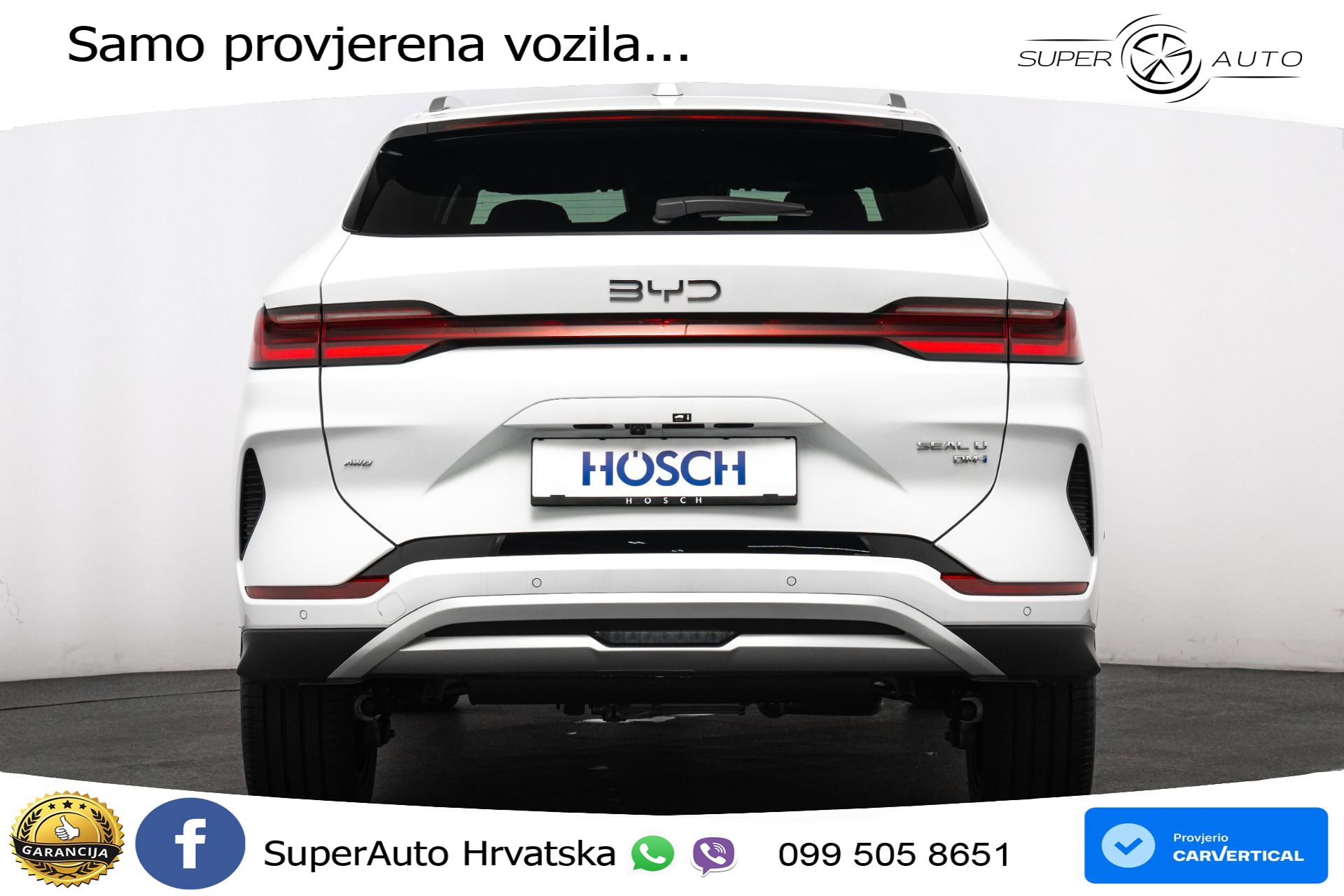 NOVO BYD Seal U DM-i 1.5L AWD Aut. Design 324 KS, ACC+360+GR SJED+PANO+HEAD+VIRT