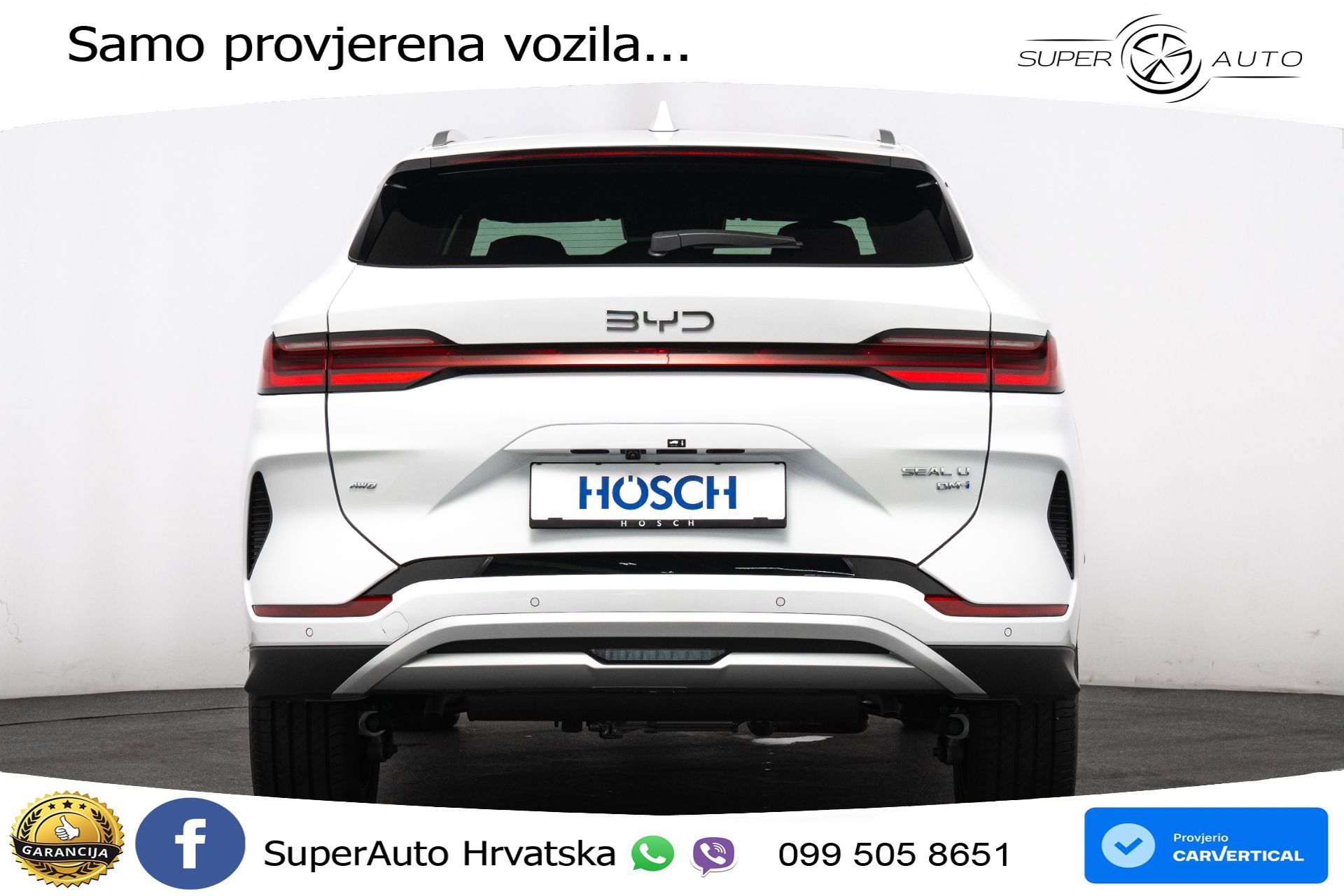 NOVO BYD Seal U DM-i 1.5L AWD Aut. Design 324 KS, ACC+360+GR SJED+PANO+HEAD+VIRT