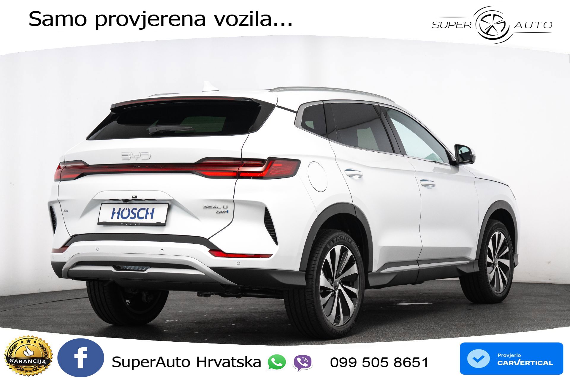 NOVO BYD Seal U DM-i 1.5L AWD Aut. Design 324 KS, ACC+360+GR SJED+PANO+HEAD+VIRT