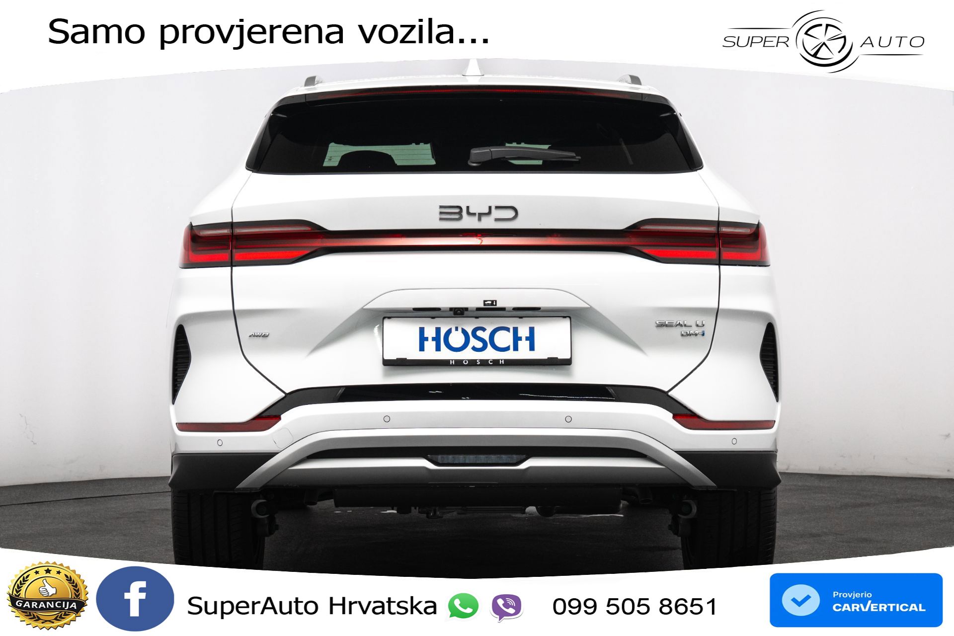 NOVO BYD Seal U DM-i 1.5L AWD Aut. Design 324 KS, ACC+360+GR SJED+PANO+HEAD+VIRT