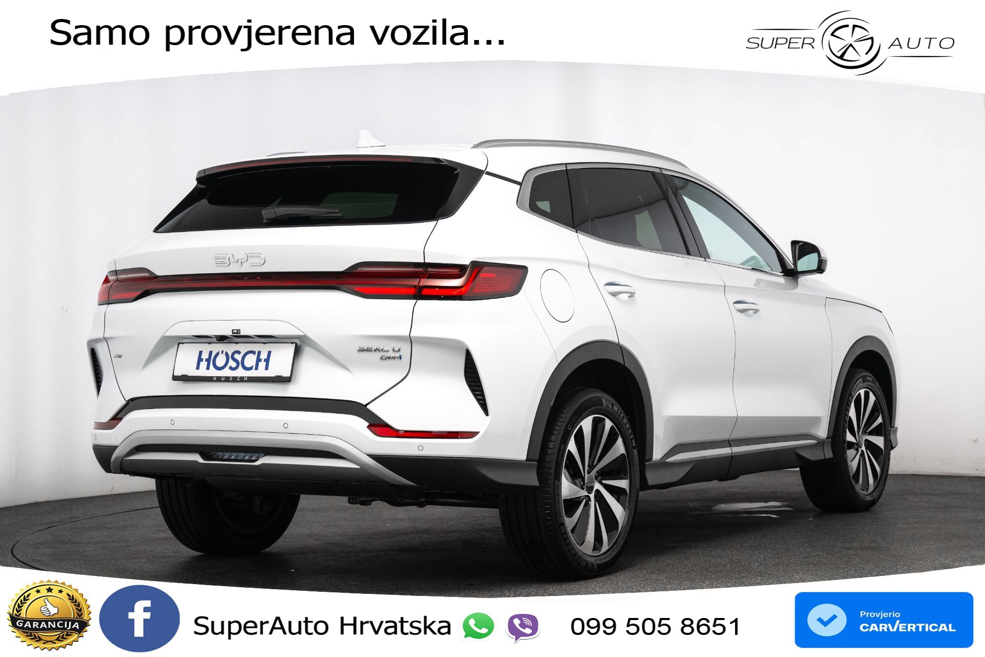 NOVO BYD Seal U DM-i 1.5L AWD Aut. Design 324 KS, ACC+360+GR SJED+PANO+HEAD+VIRT