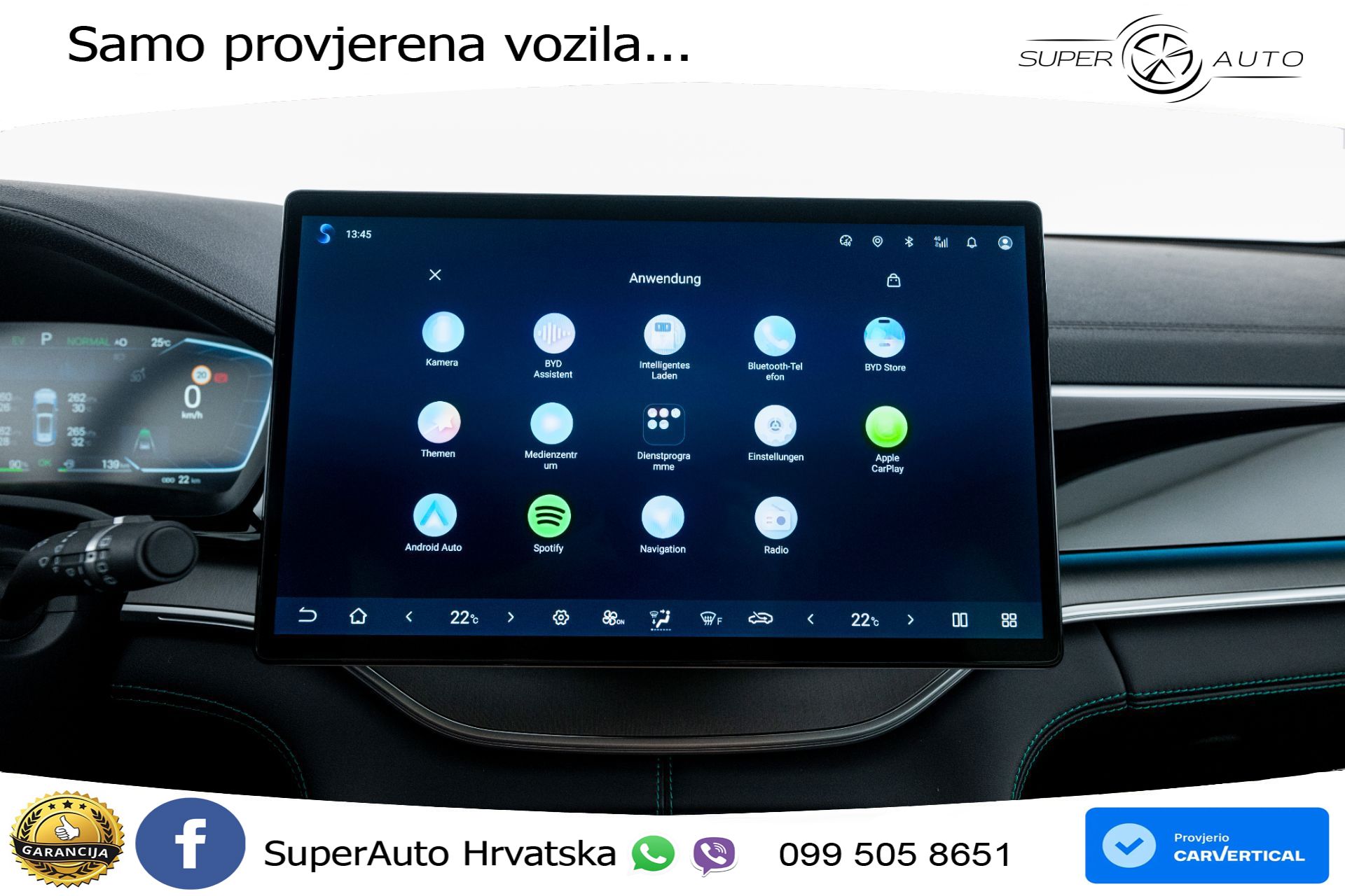 NOVO BYD Seal U DM-i 1.5L Aut. Boost 218 KS, ACC+360+GR SJED+PANO+HEAD+VIRT