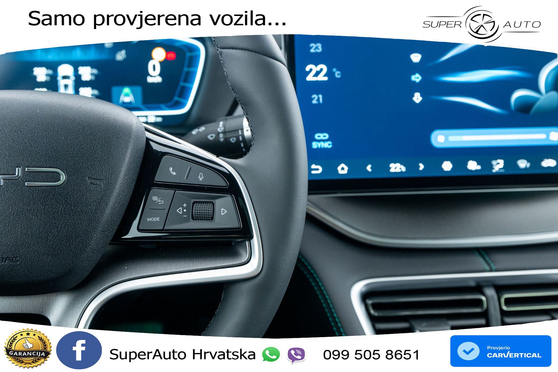 NOVO BYD Seal U DM-i 1.5L Aut. Boost 218 KS, ACC+360+GR SJED+PANO+HEAD+VIRT