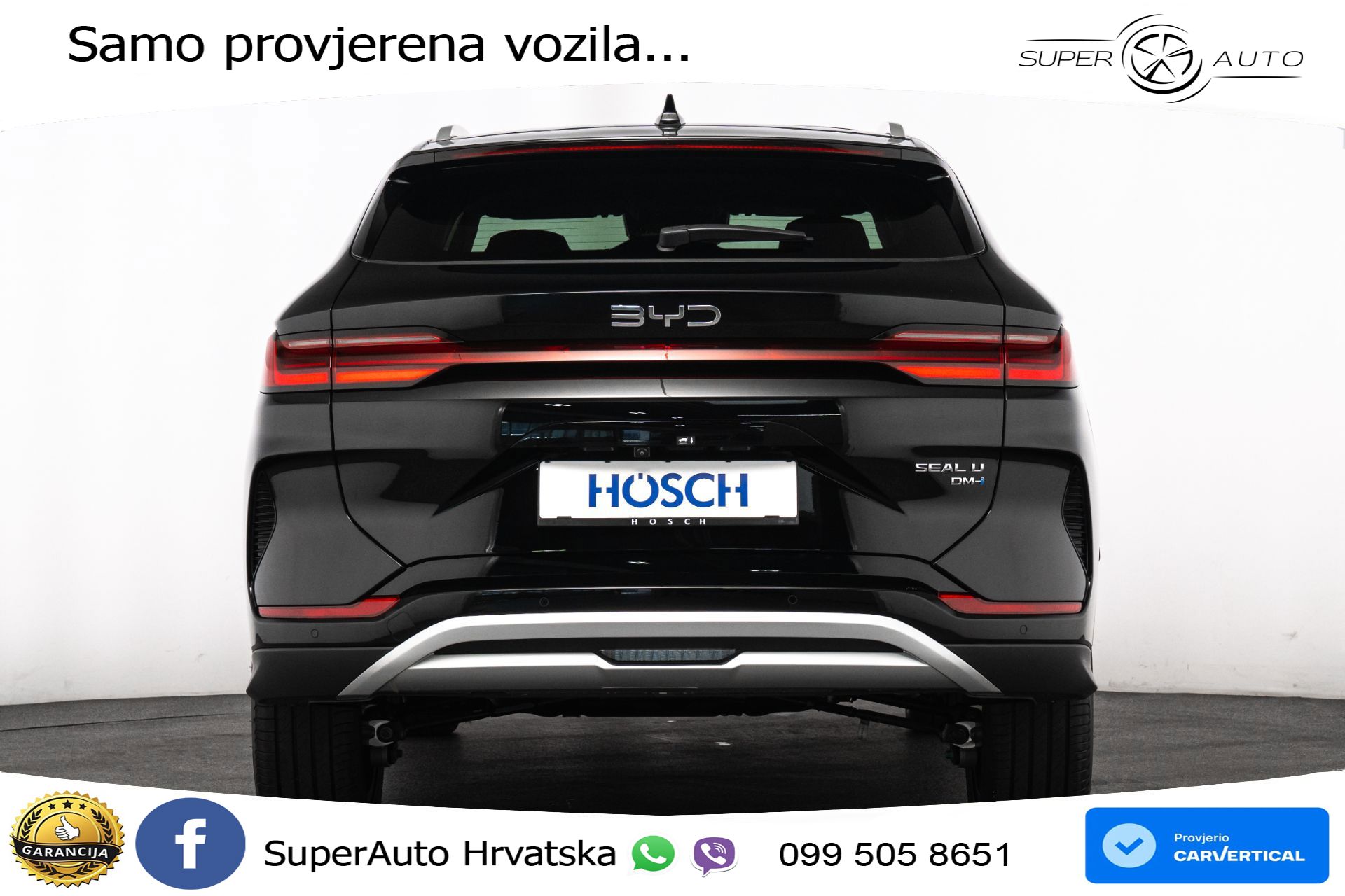 NOVO BYD Seal U DM-i 1.5L Aut. Boost 218 KS, ACC+360+GR SJED+PANO+HEAD+VIRT