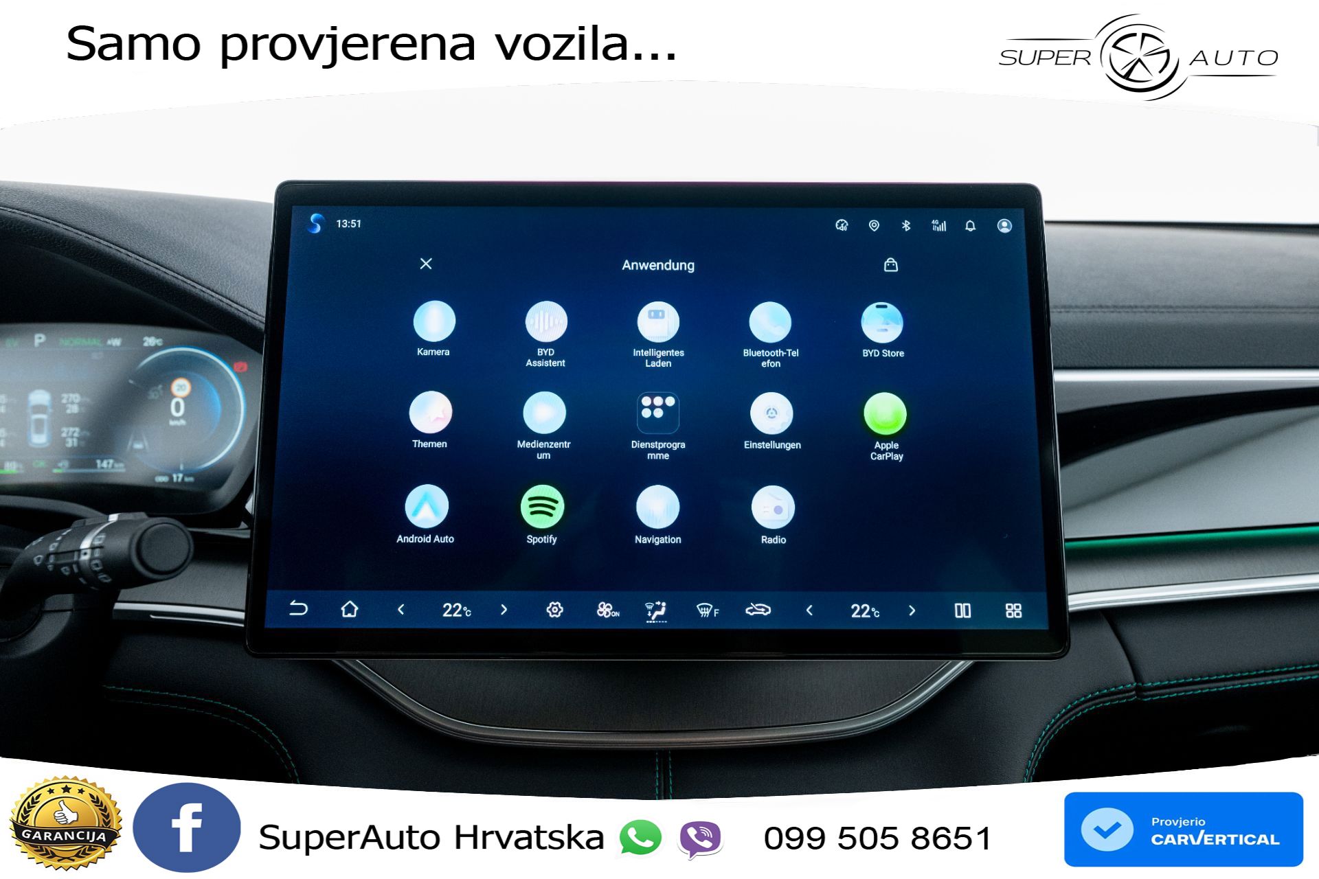 NOVO BYD Seal U DM-i 1.5L Aut. Boost 218 KS, ACC+360+GR SJED+PANO+HEAD+VIRT