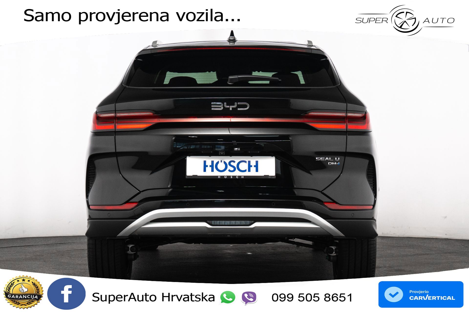 NOVO BYD Seal U DM-i 1.5L Aut. Boost 218 KS, ACC+360+GR SJED+PANO+HEAD+VIRT