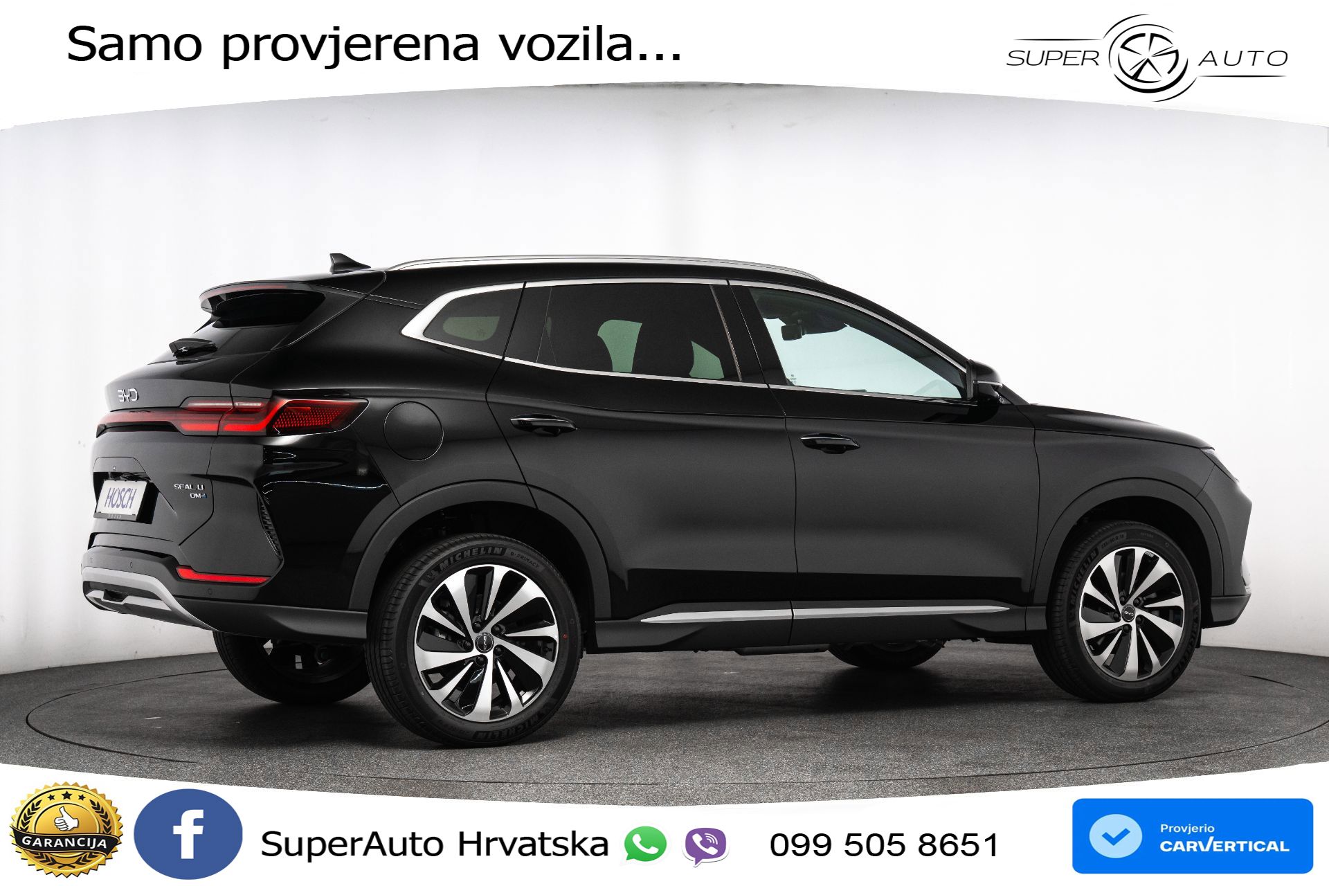 NOVO BYD Seal U DM-i 1.5L Aut. Boost 218 KS, ACC+360+GR SJED+PANO+HEAD+VIRT