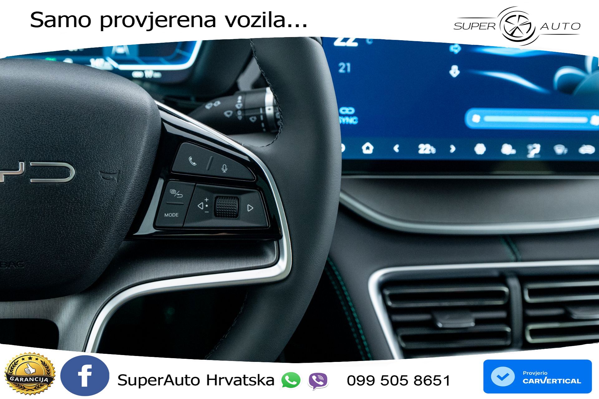 NOVO BYD Seal U DM-i 1.5L Aut. Boost 218 KS, ACC+360+GR SJED+PANO+HEAD+VIRT