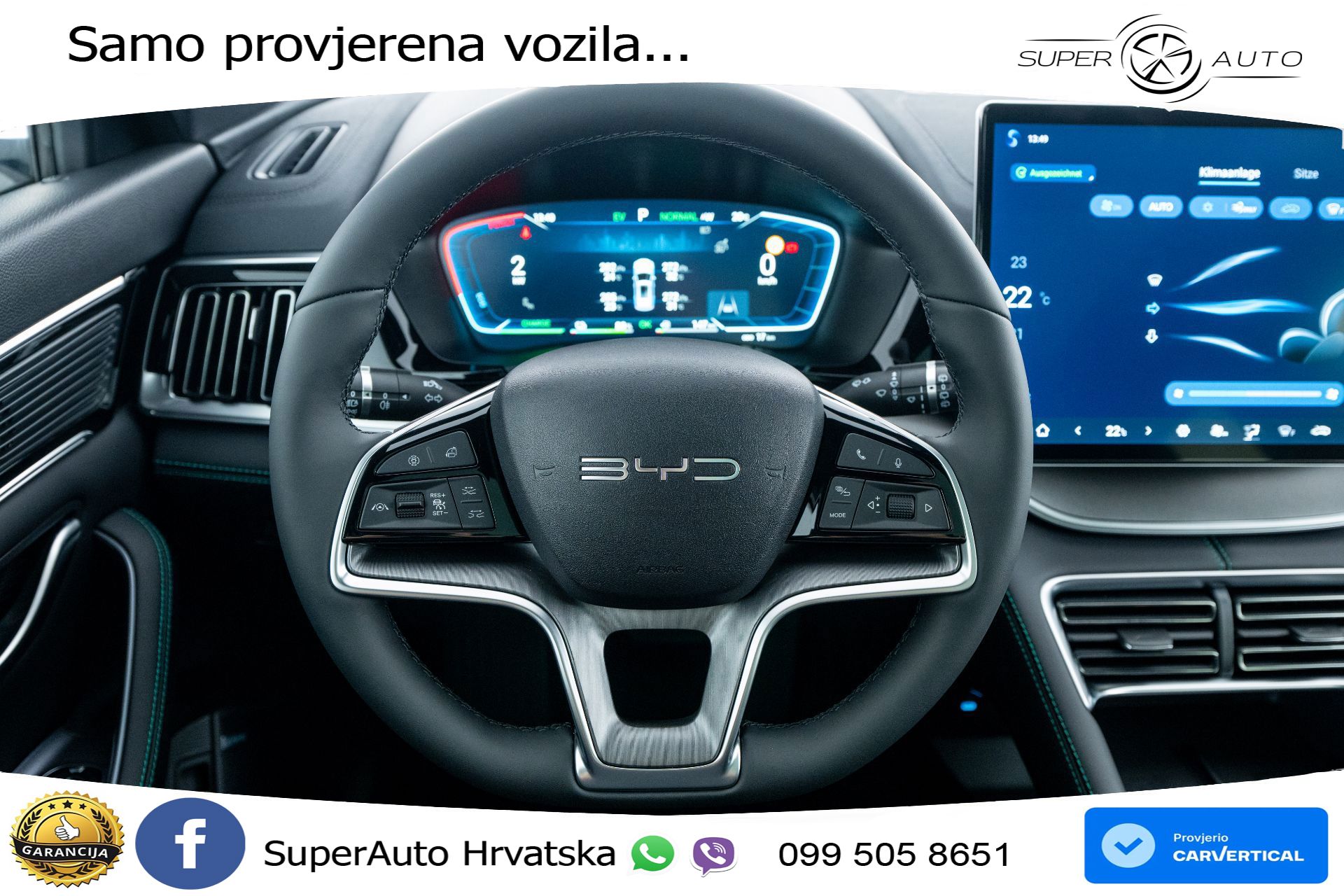 NOVO BYD Seal U DM-i 1.5L Aut. Boost 218 KS, ACC+360+GR SJED+PANO+HEAD+VIRT