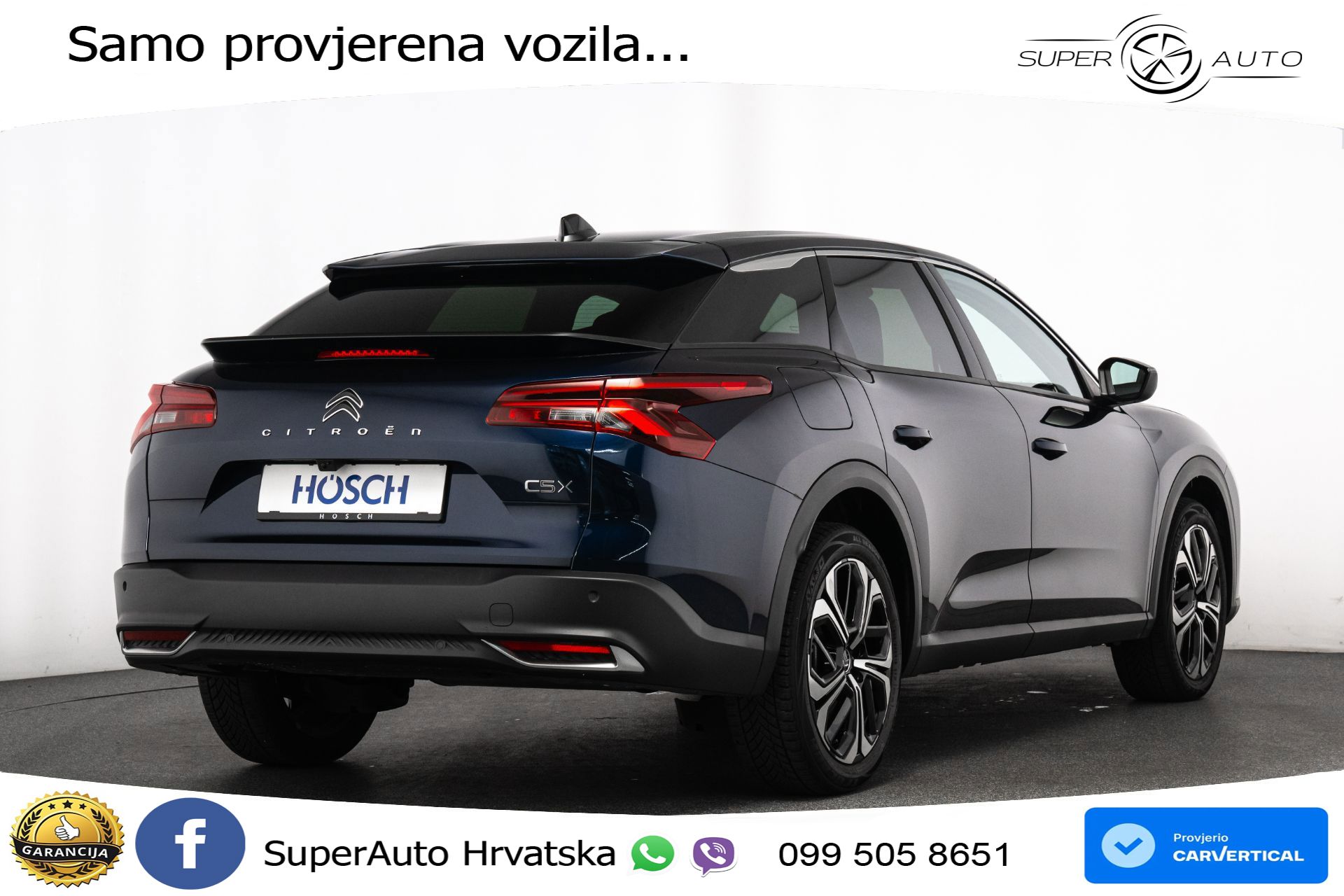 Citroen C5 X 1.2 PureTech Aut. Plus 131 KS, ACC+KAM+GR SJED+HEAD+VIRT+NAVI