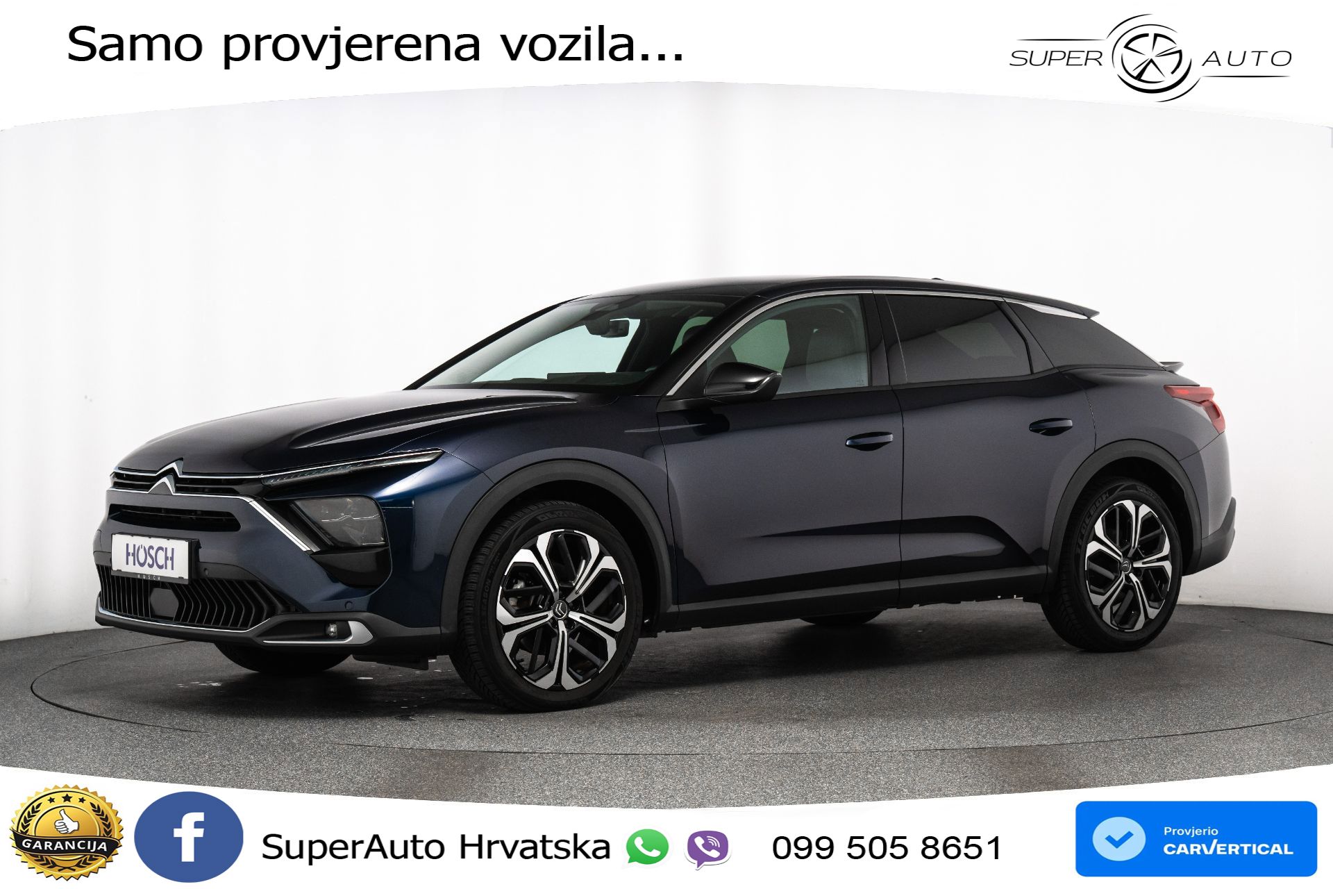 Citroen C5 X 1.2 PureTech Aut. Plus 131 KS, ACC+KAM+GR SJED+HEAD+VIRT+NAVI