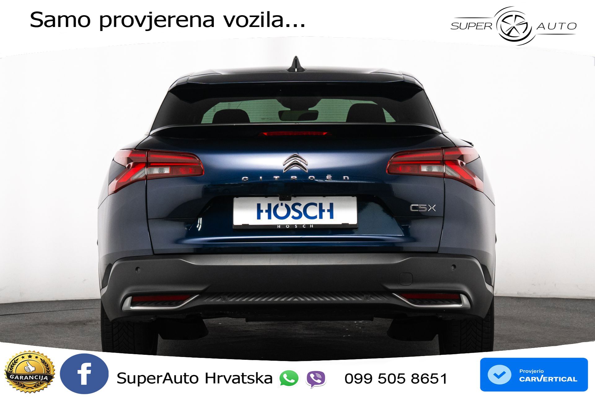 Citroen C5 X 1.2 PureTech Aut. Plus 131 KS, ACC+KAM+GR SJED+HEAD+VIRT+NAVI