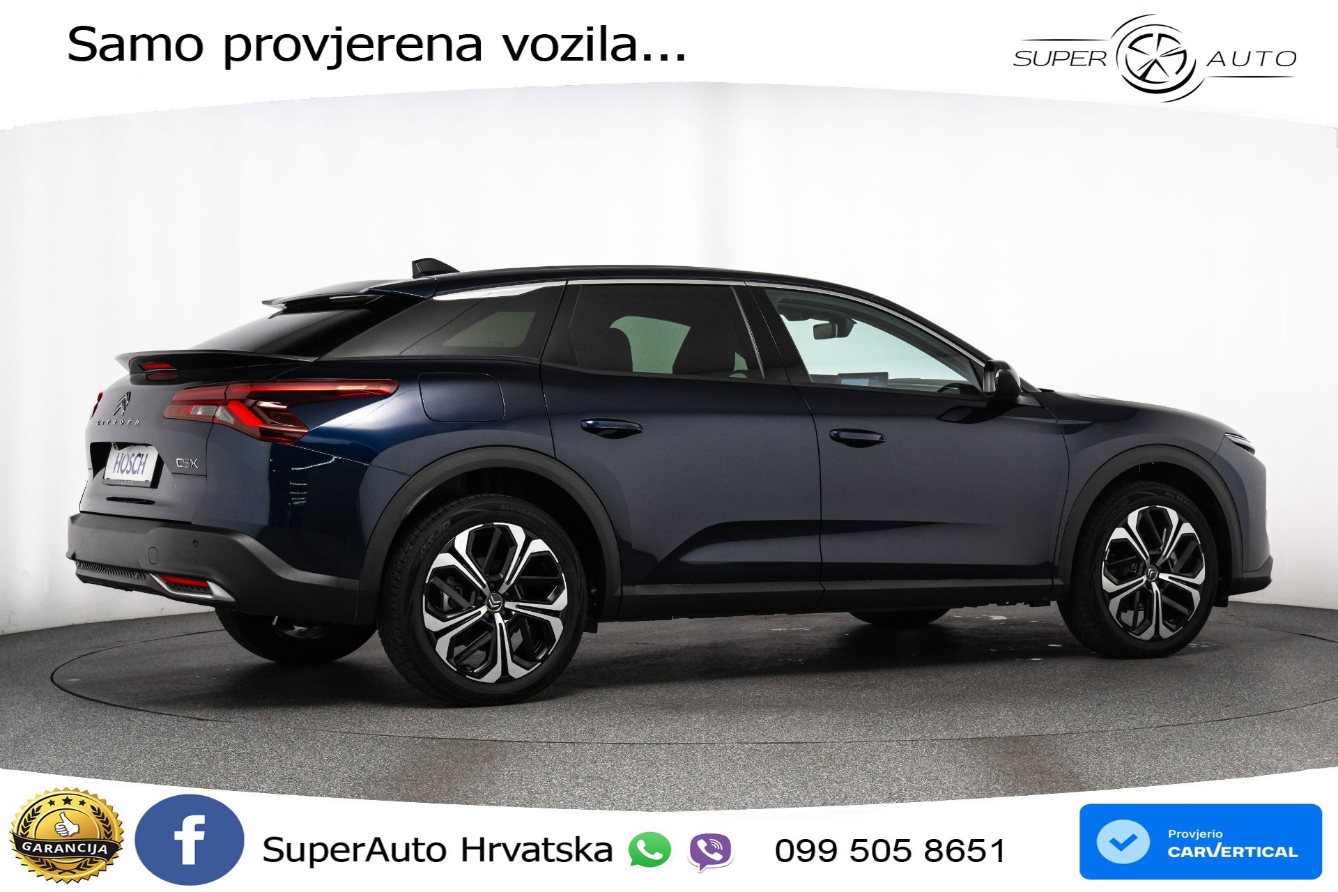 Citroen C5 X 1.2 PureTech Aut. Plus 131 KS, ACC+KAM+GR SJED+HEAD+VIRT+NAVI