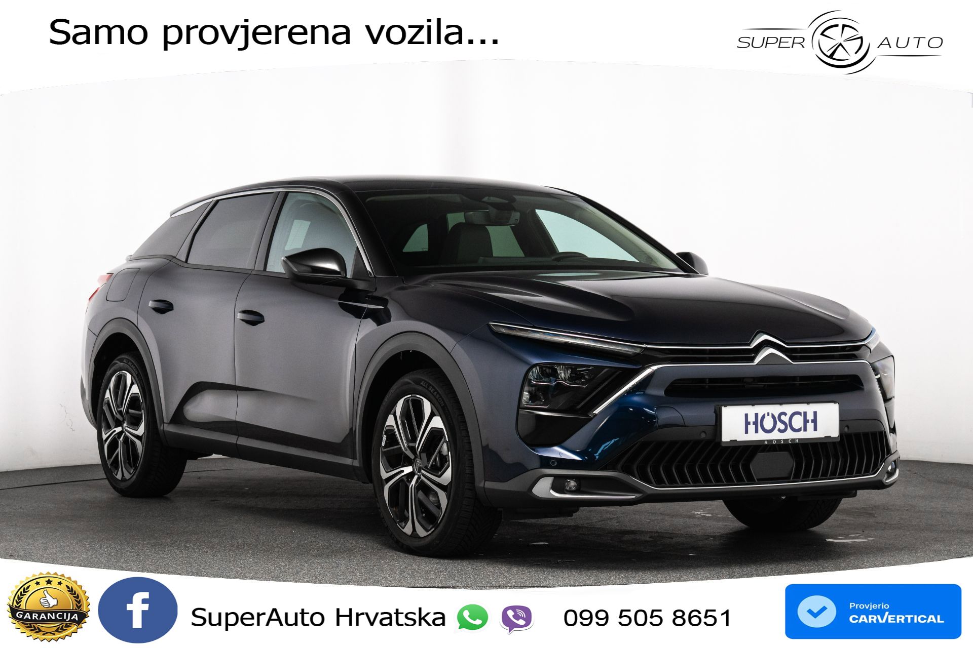 Citroen C5 X 1.2 PureTech Aut. Plus 131 KS, ACC+KAM+GR SJED+HEAD+VIRT+NAVI