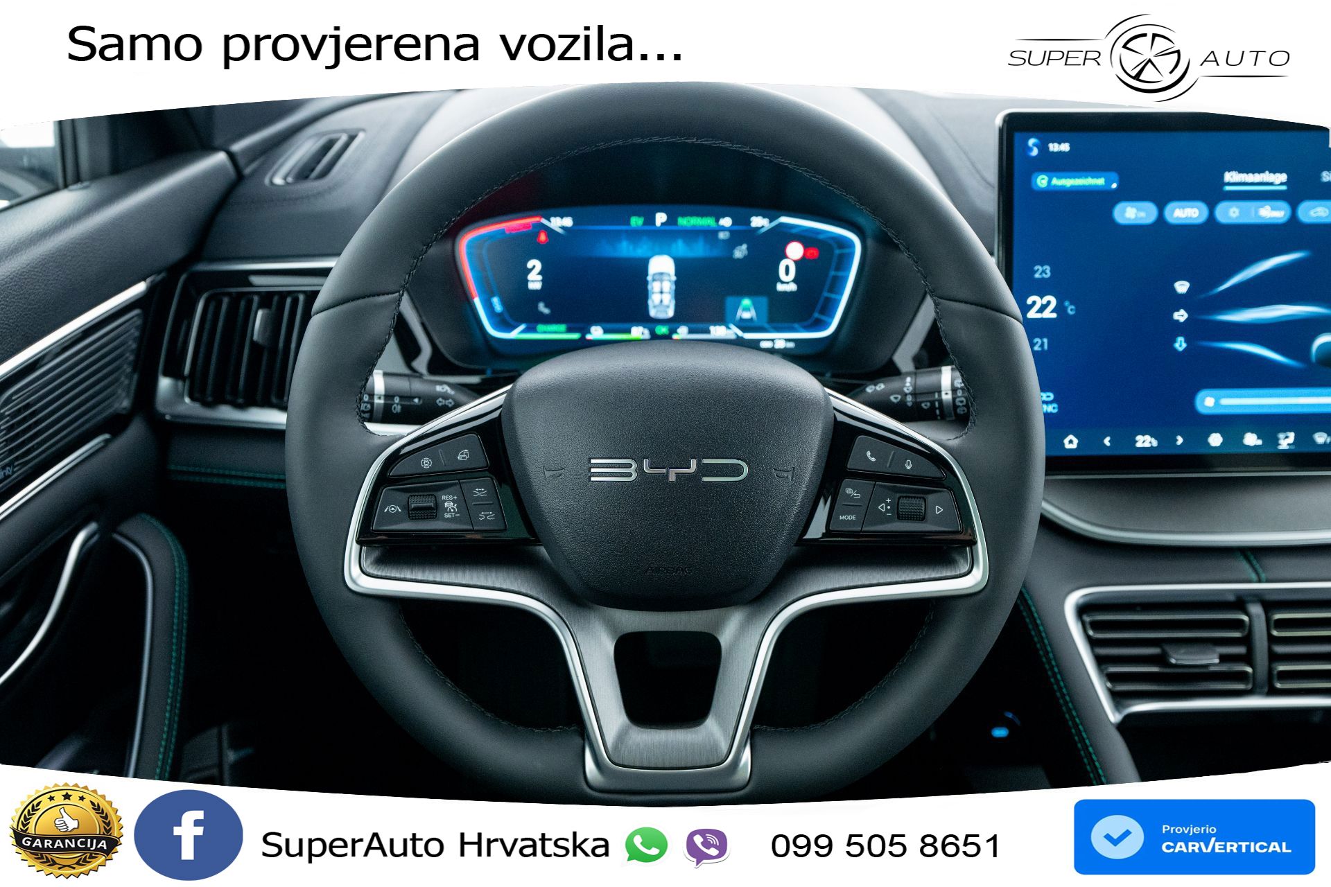 NOVO BYD Seal U DM-i 1.5L Aut. Boost 218 KS, ACC+360+GR SJED+PANO+HEAD+VIRT