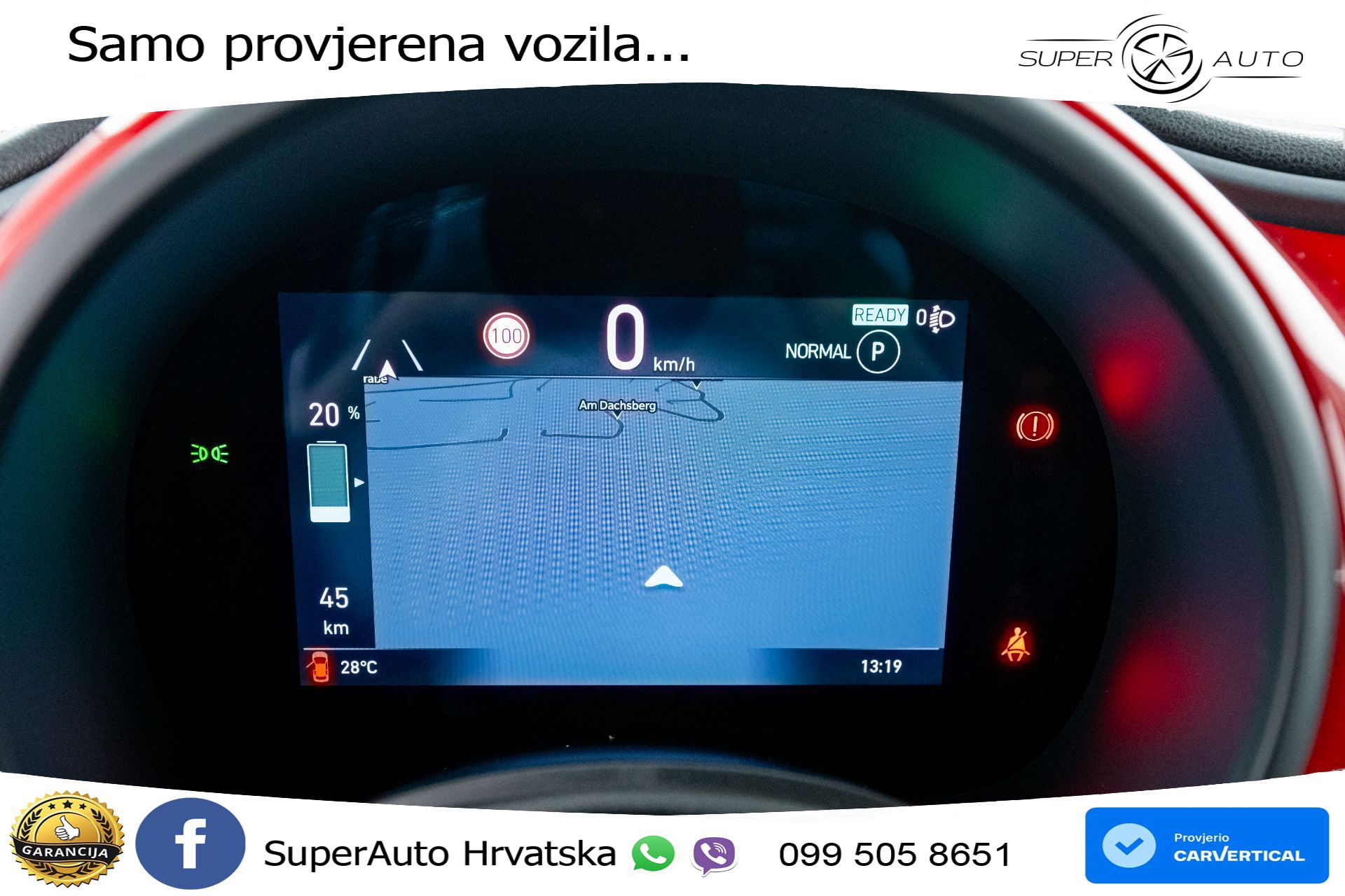 Fiat 500e 42 kWh Cabrio 118 KS, KAM+GR SJED+VIRT+NAVI