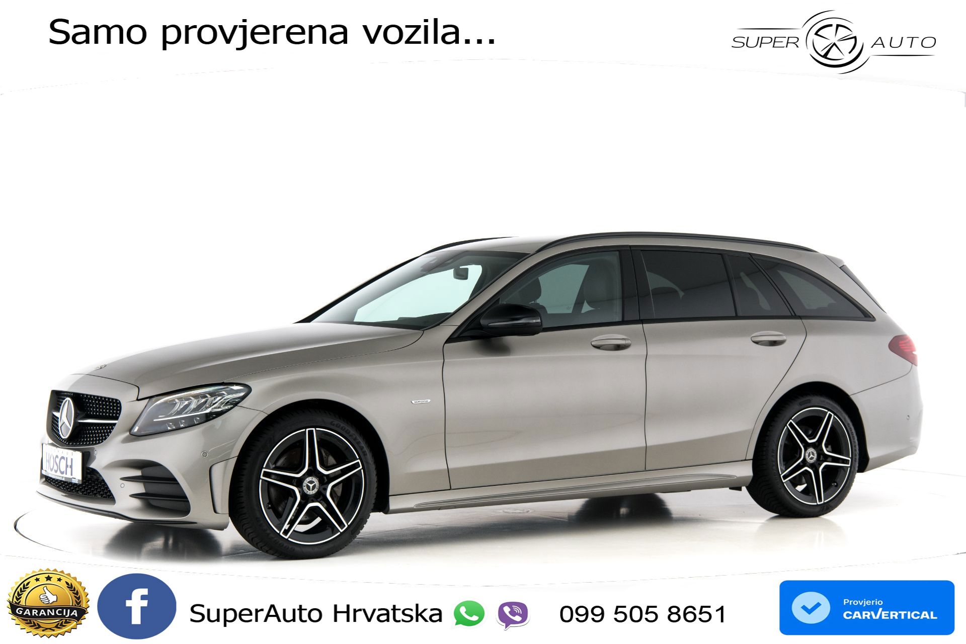 Mercedes C 220d T Aut. AMG 194 KS, ACC+KAM+GR SJED+VIRT+NAVI