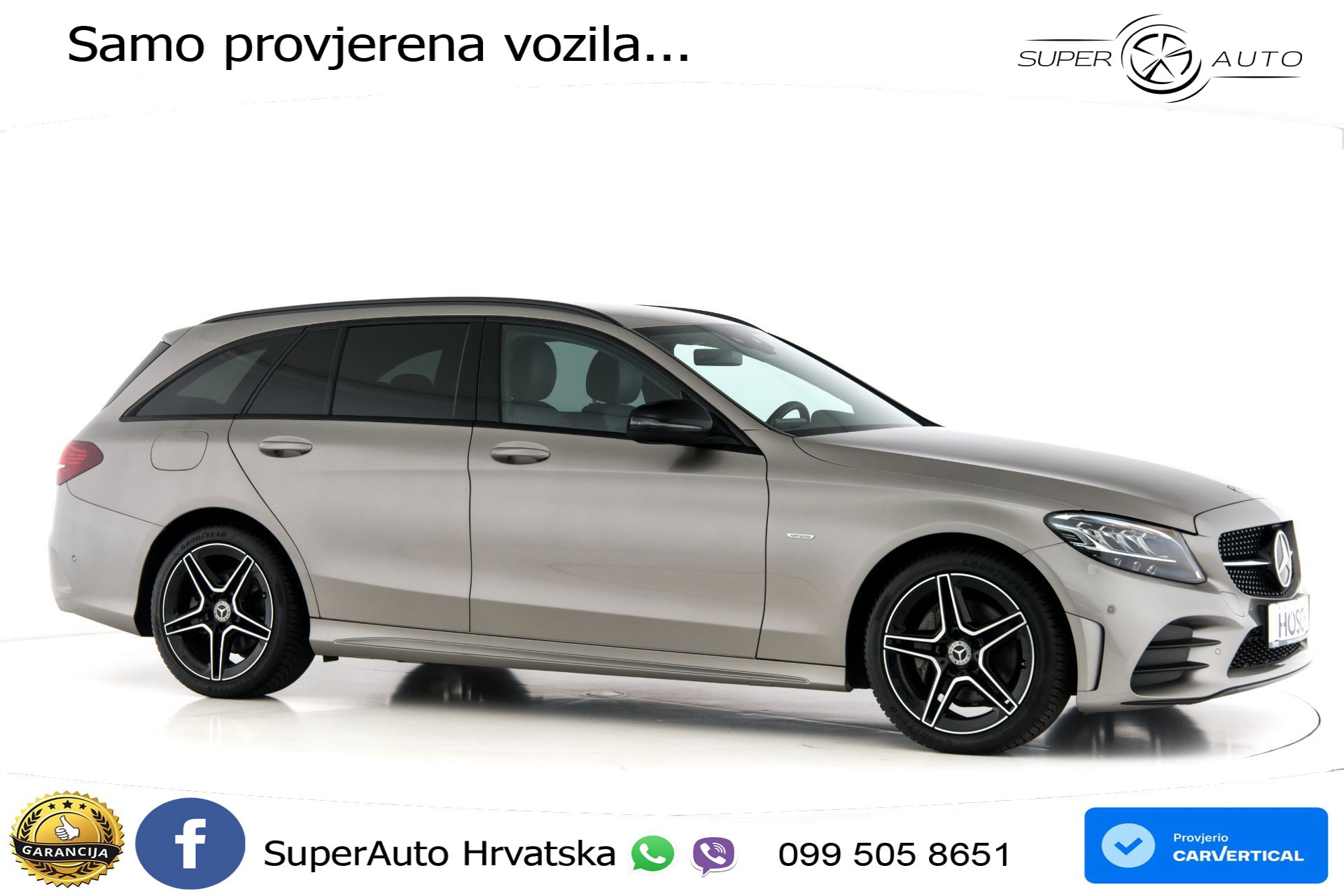 Mercedes C 220d T Aut. AMG 194 KS, ACC+KAM+GR SJED+VIRT+NAVI