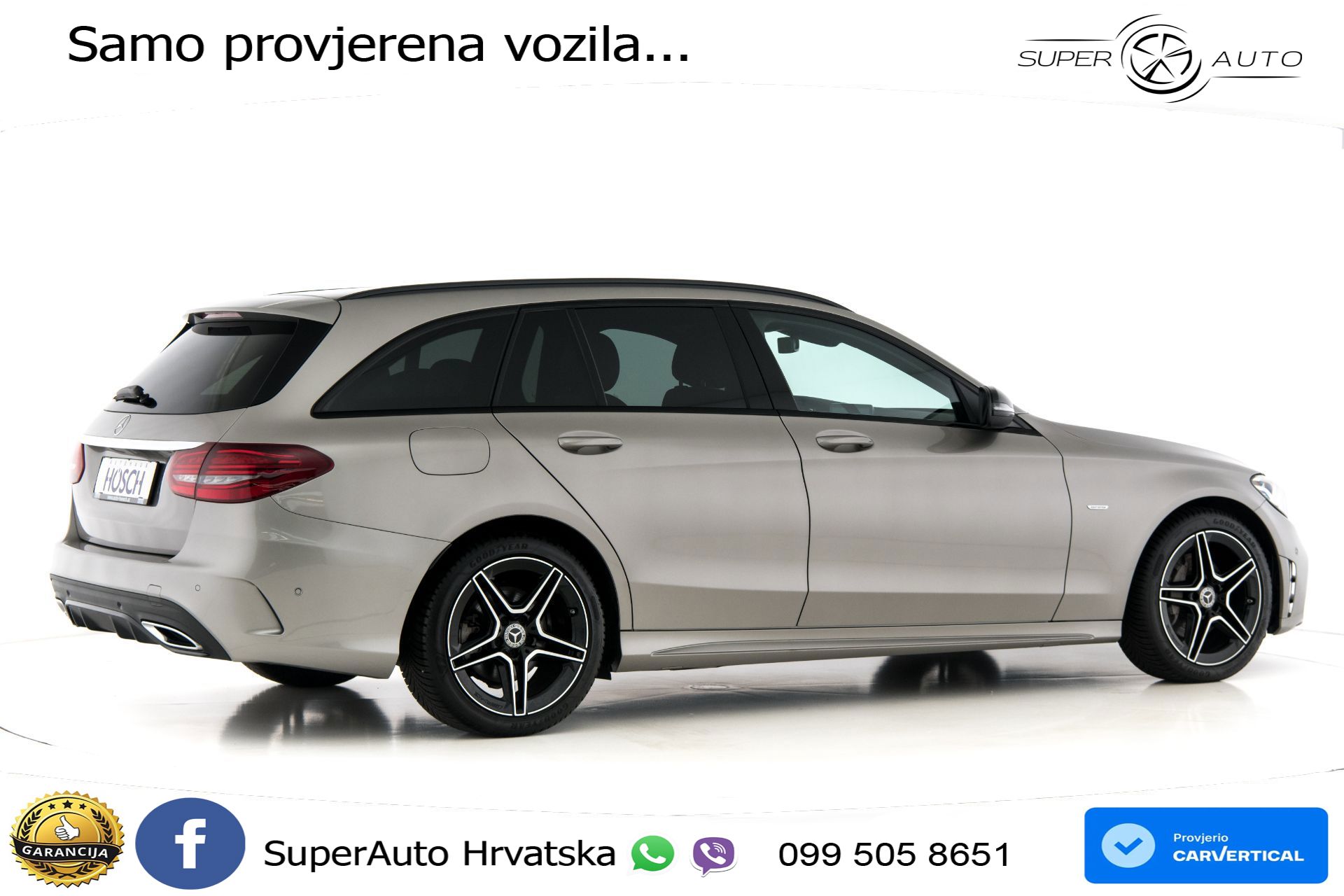 Mercedes C 220d T Aut. AMG 194 KS, ACC+KAM+GR SJED+VIRT+NAVI
