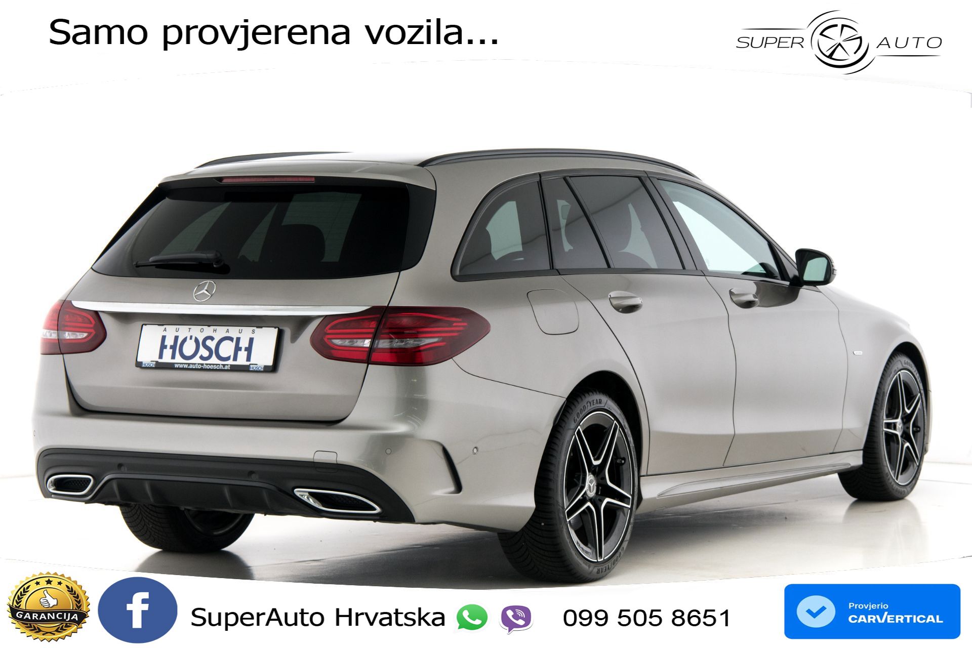 Mercedes C 220d T Aut. AMG 194 KS, ACC+KAM+GR SJED+VIRT+NAVI