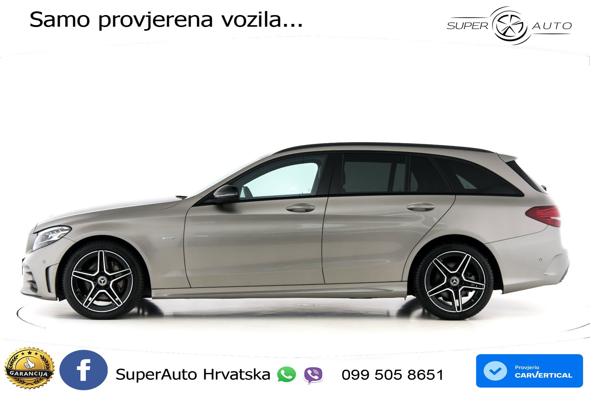 Mercedes C 220d T Aut. AMG 194 KS, ACC+KAM+GR SJED+VIRT+NAVI