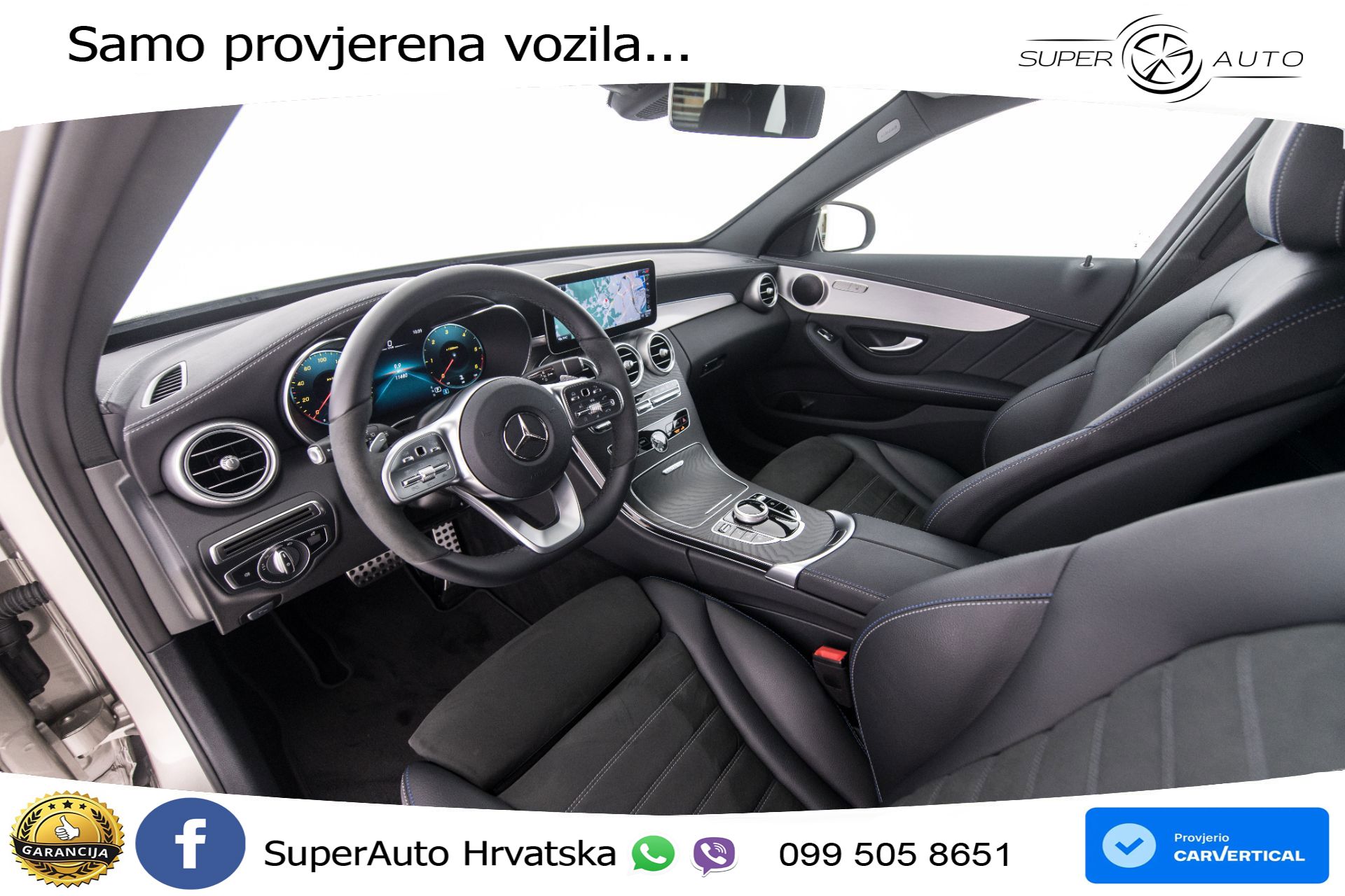 Mercedes C 220d T Aut. AMG 194 KS, ACC+KAM+GR SJED+VIRT+NAVI