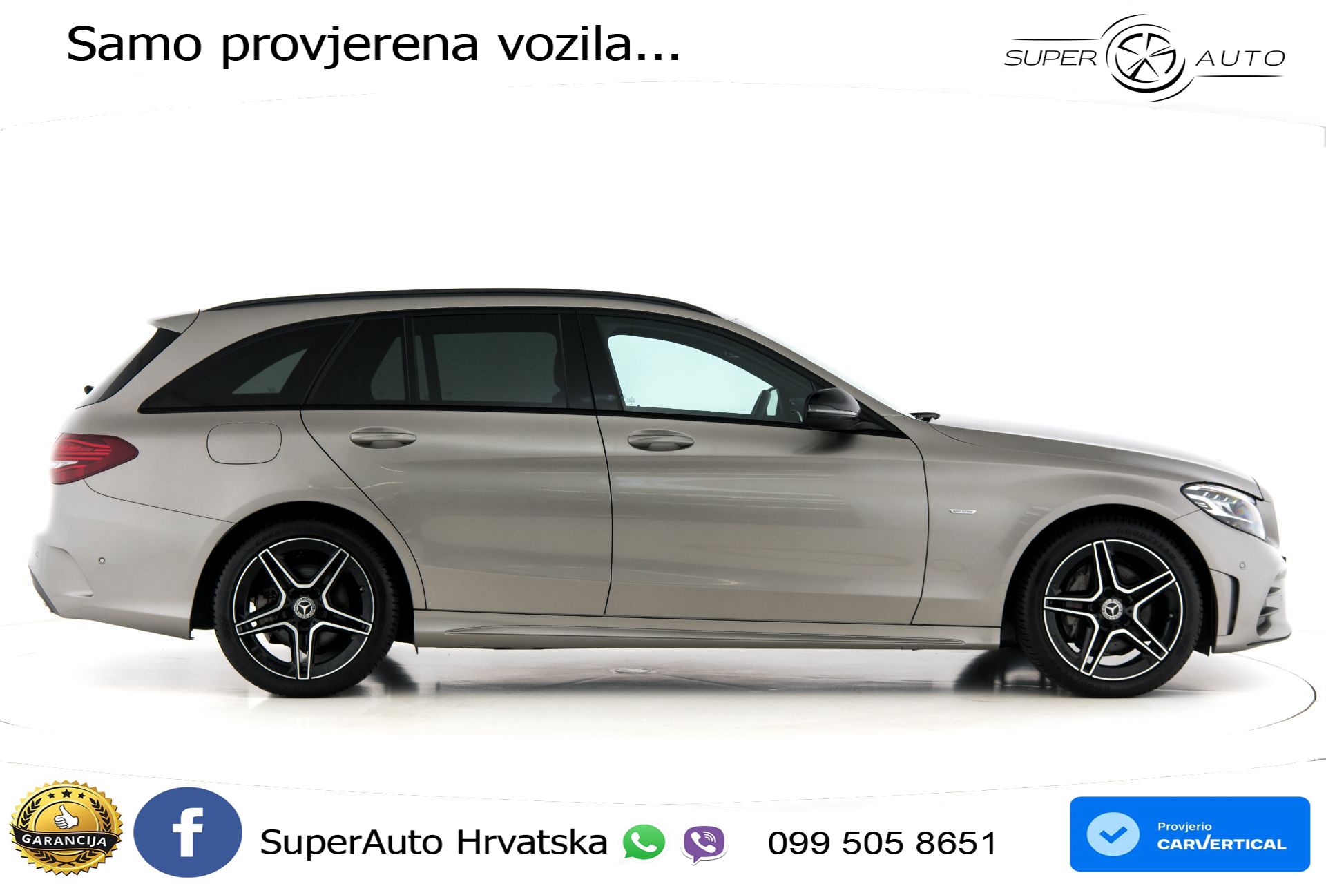 Mercedes C 220d T Aut. AMG 194 KS, ACC+KAM+GR SJED+VIRT+NAVI