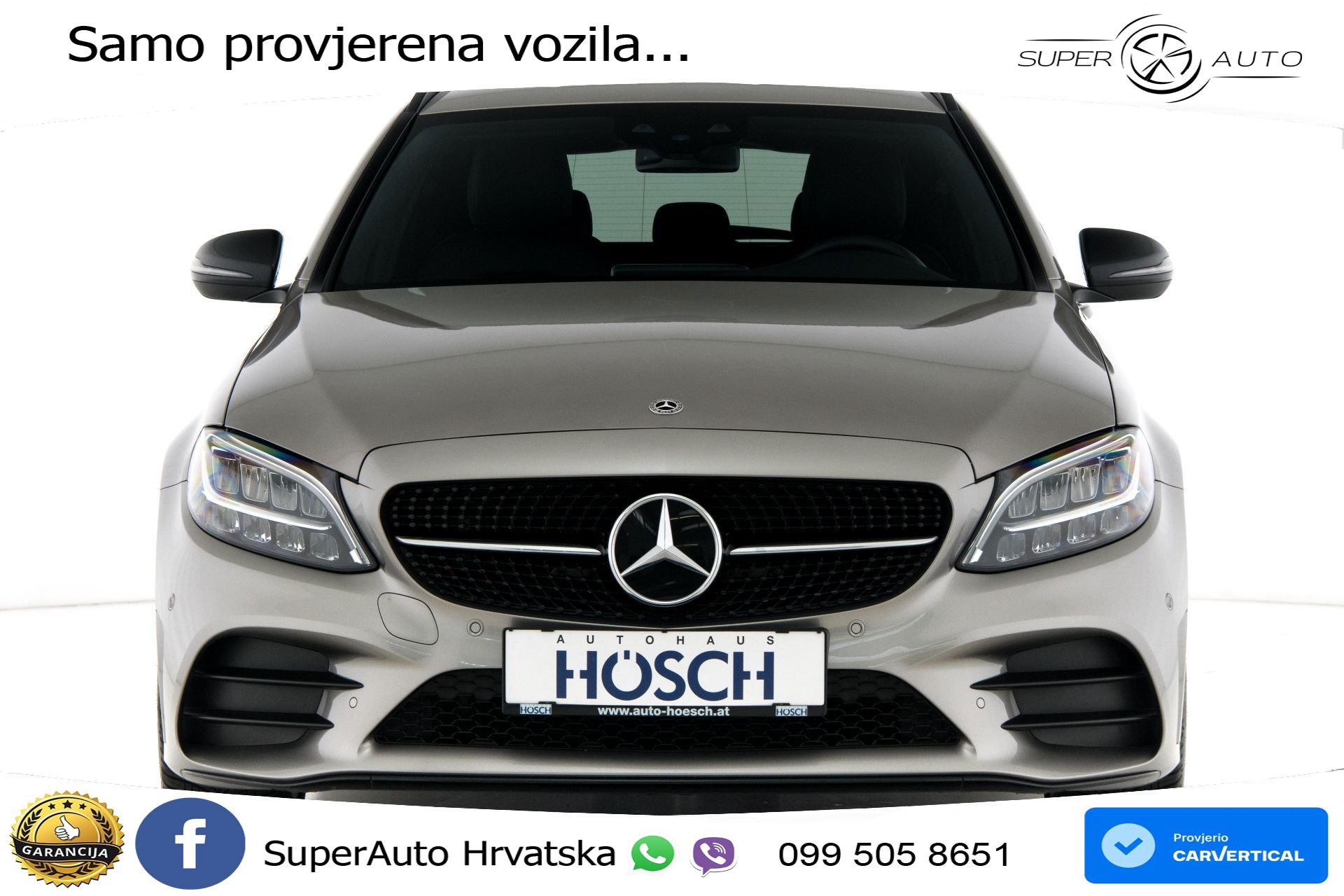 Mercedes C 220d T Aut. AMG 194 KS, ACC+KAM+GR SJED+VIRT+NAVI