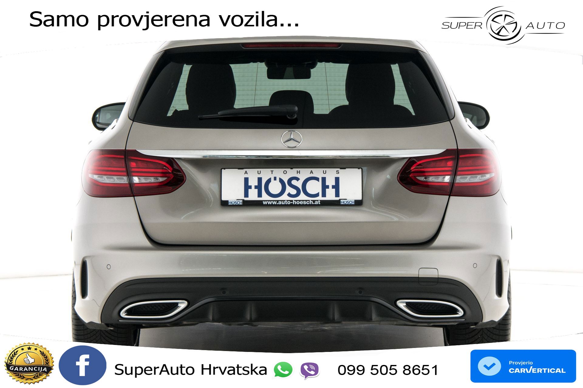 Mercedes C 220d T Aut. AMG 194 KS, ACC+KAM+GR SJED+VIRT+NAVI