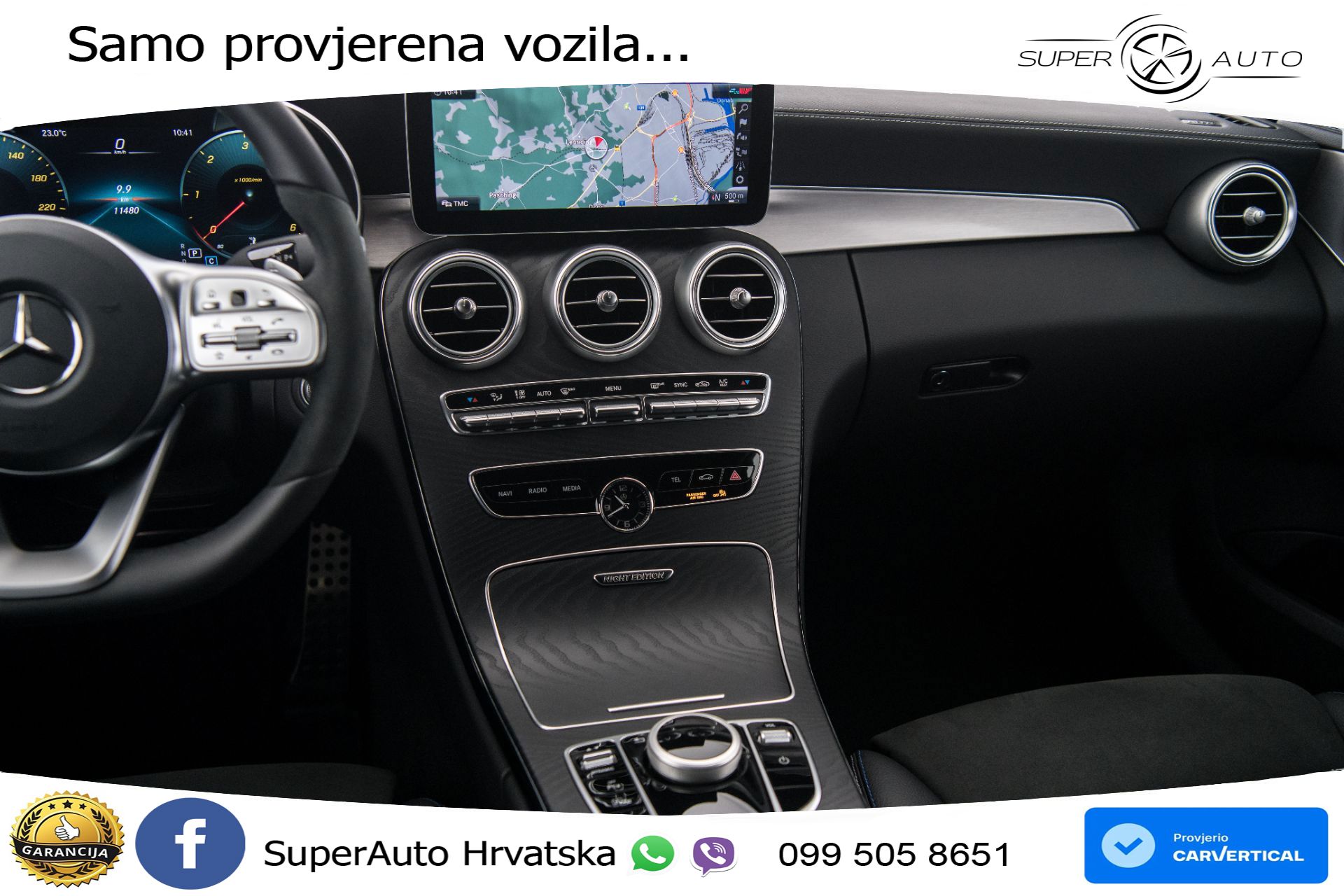 Mercedes C 220d T Aut. AMG 194 KS, ACC+KAM+GR SJED+VIRT+NAVI