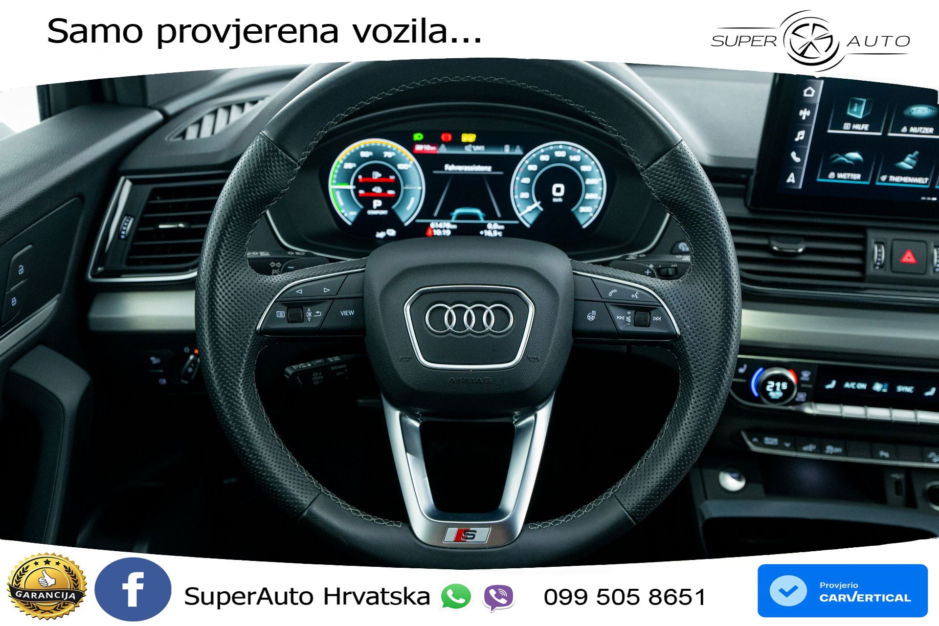 Audi Q5 SB 55 TFSIe quattro S tronic 2xS line 367 KS, ACC+KAM+GR SJED+VIRT+NAVI