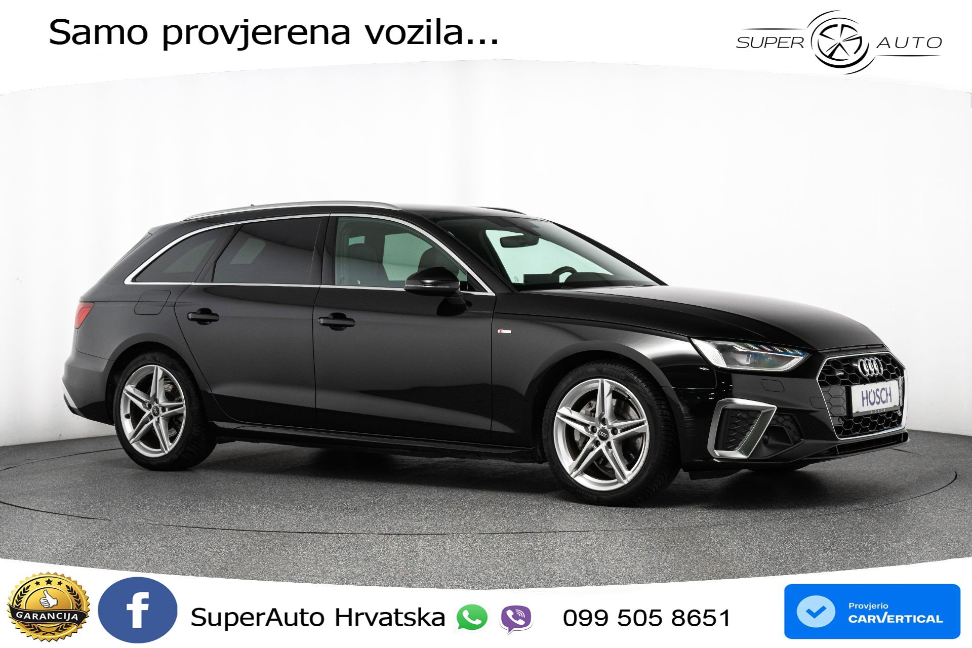 Audi A4 Avant 40 TDI quattro S tronic 2x S line 204 KS, ACC+KAM+VIRT+NAVI