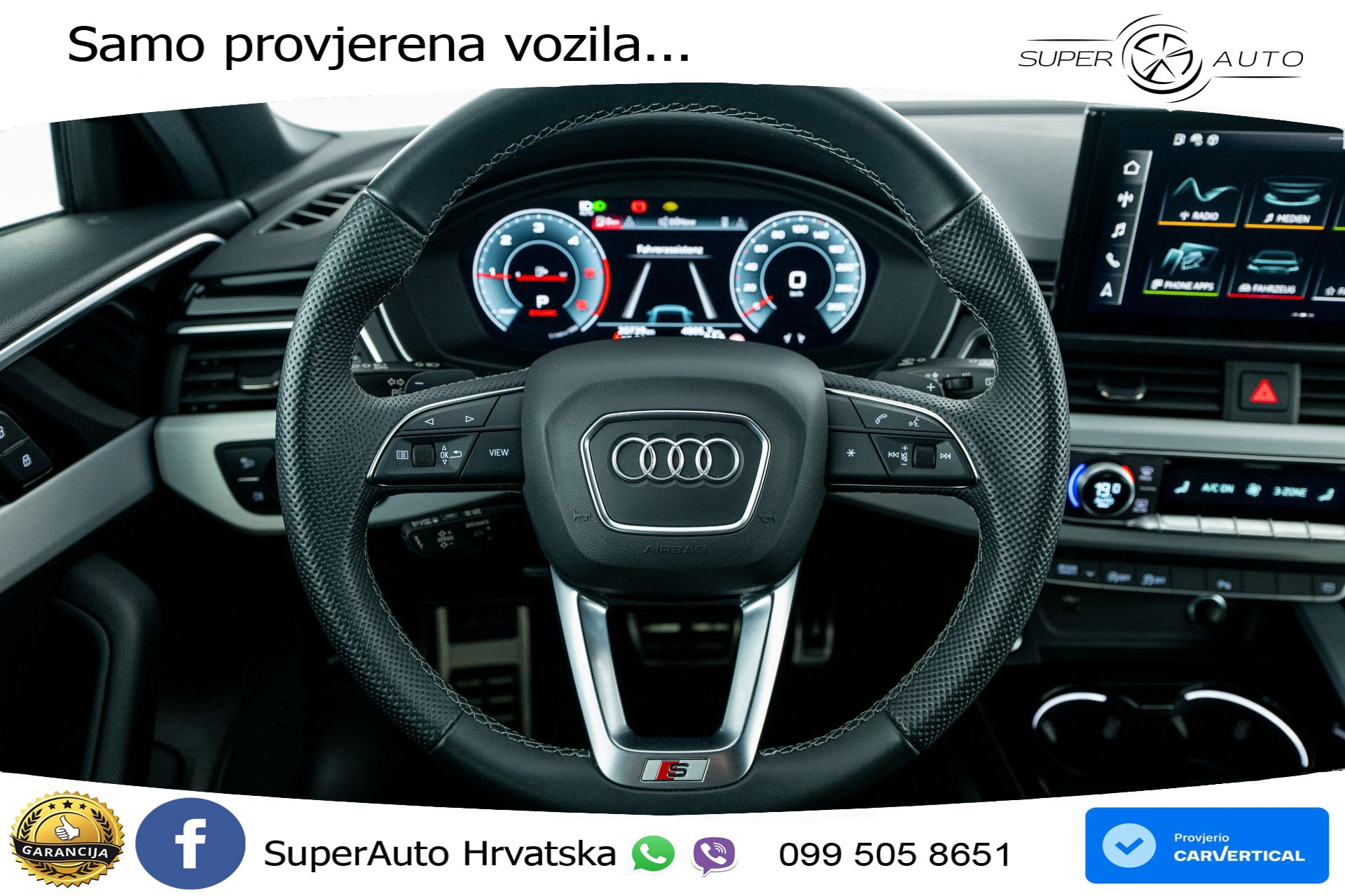Audi A4 Avant 40 TDI quattro S tronic 2x S line 204 KS, ACC+KAM+VIRT+NAVI