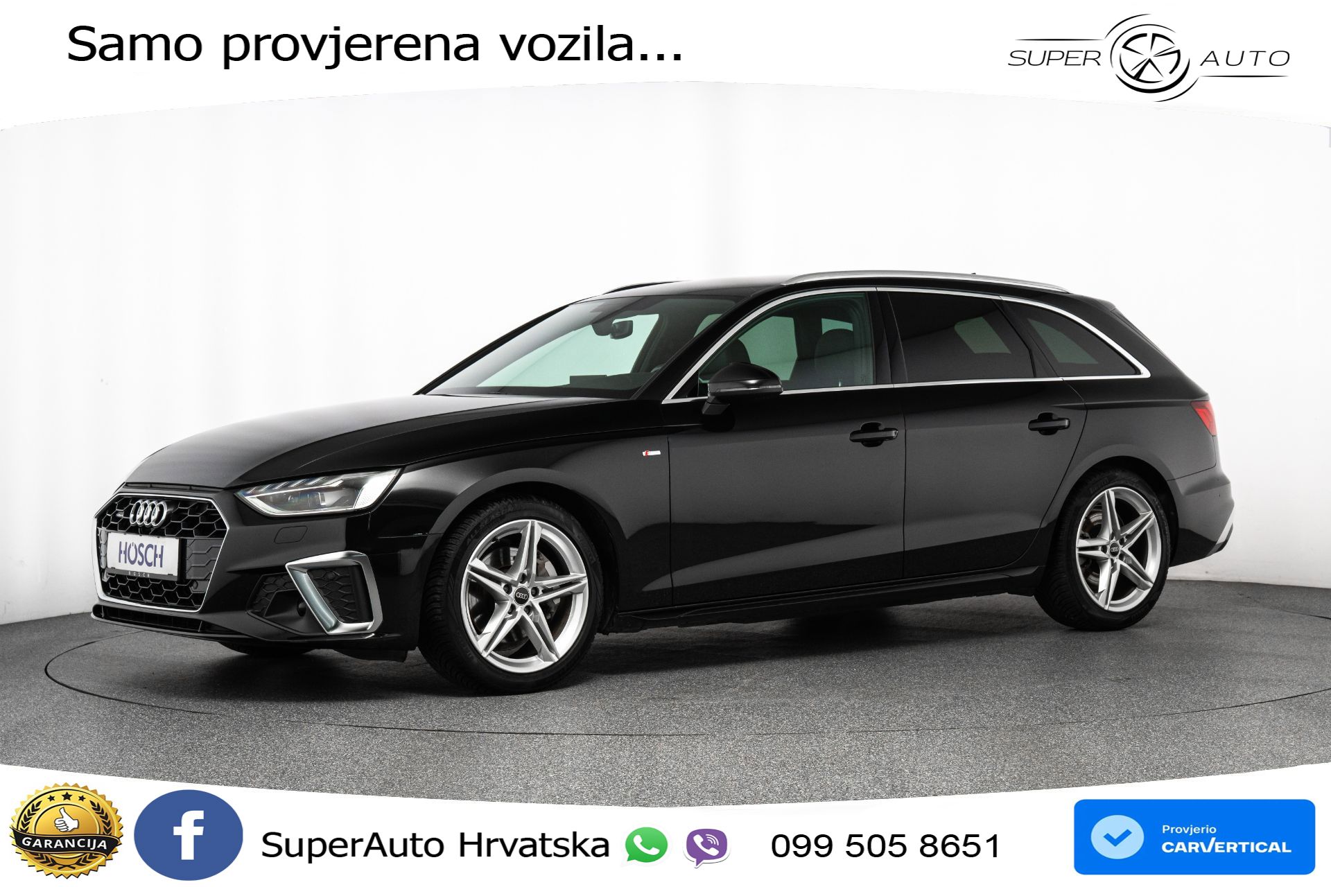 Audi A4 Avant 40 TDI quattro S tronic 2x S line 204 KS, ACC+KAM+VIRT+NAVI