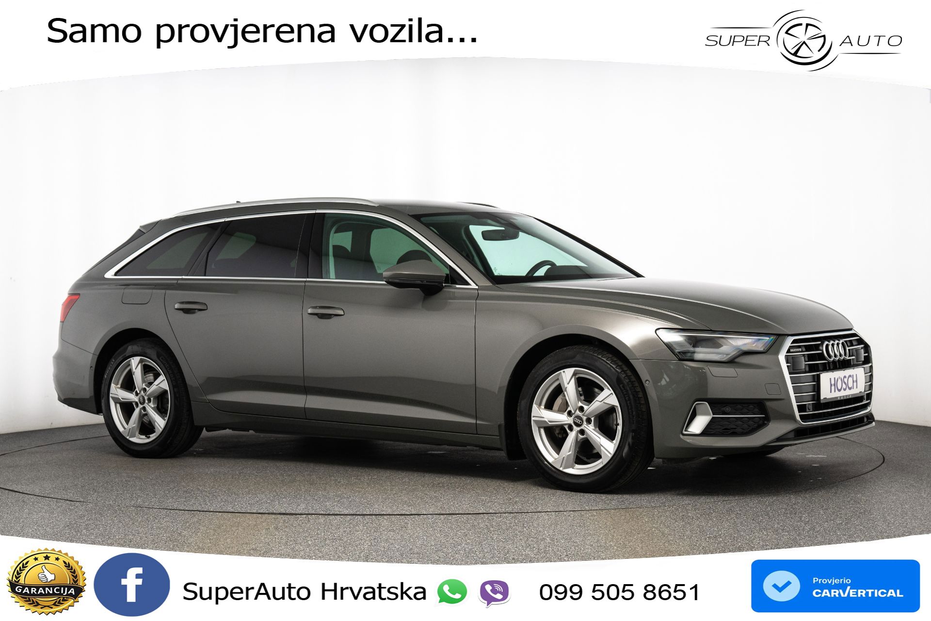 Audi A6 Avant 40 TDI quattro S tronic Sport 204 KS, LED+ACC+GR SJED+KAM+VIRT+PDC
