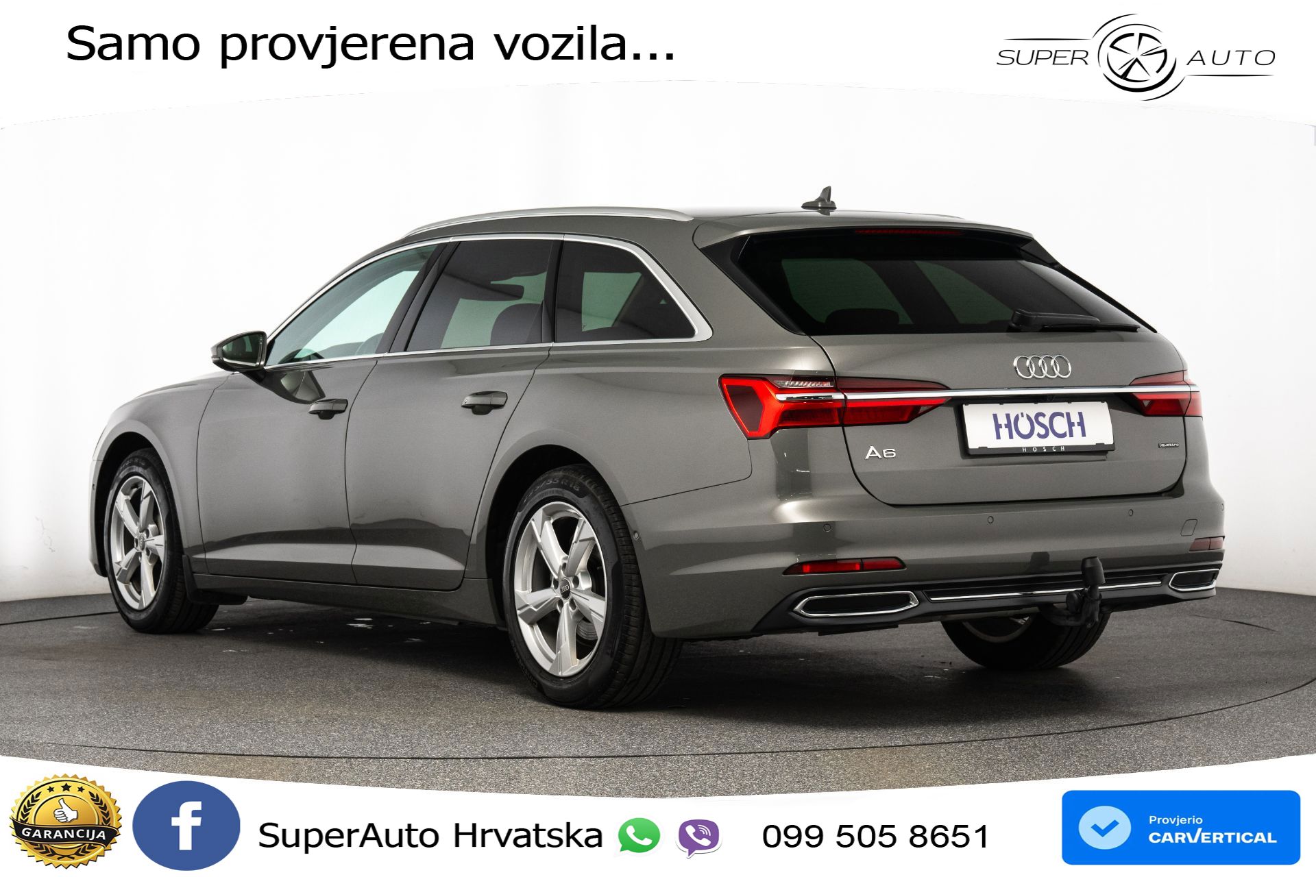 Audi A6 Avant 40 TDI quattro S tronic Sport 204 KS, LED+ACC+GR SJED+KAM+VIRT+PDC
