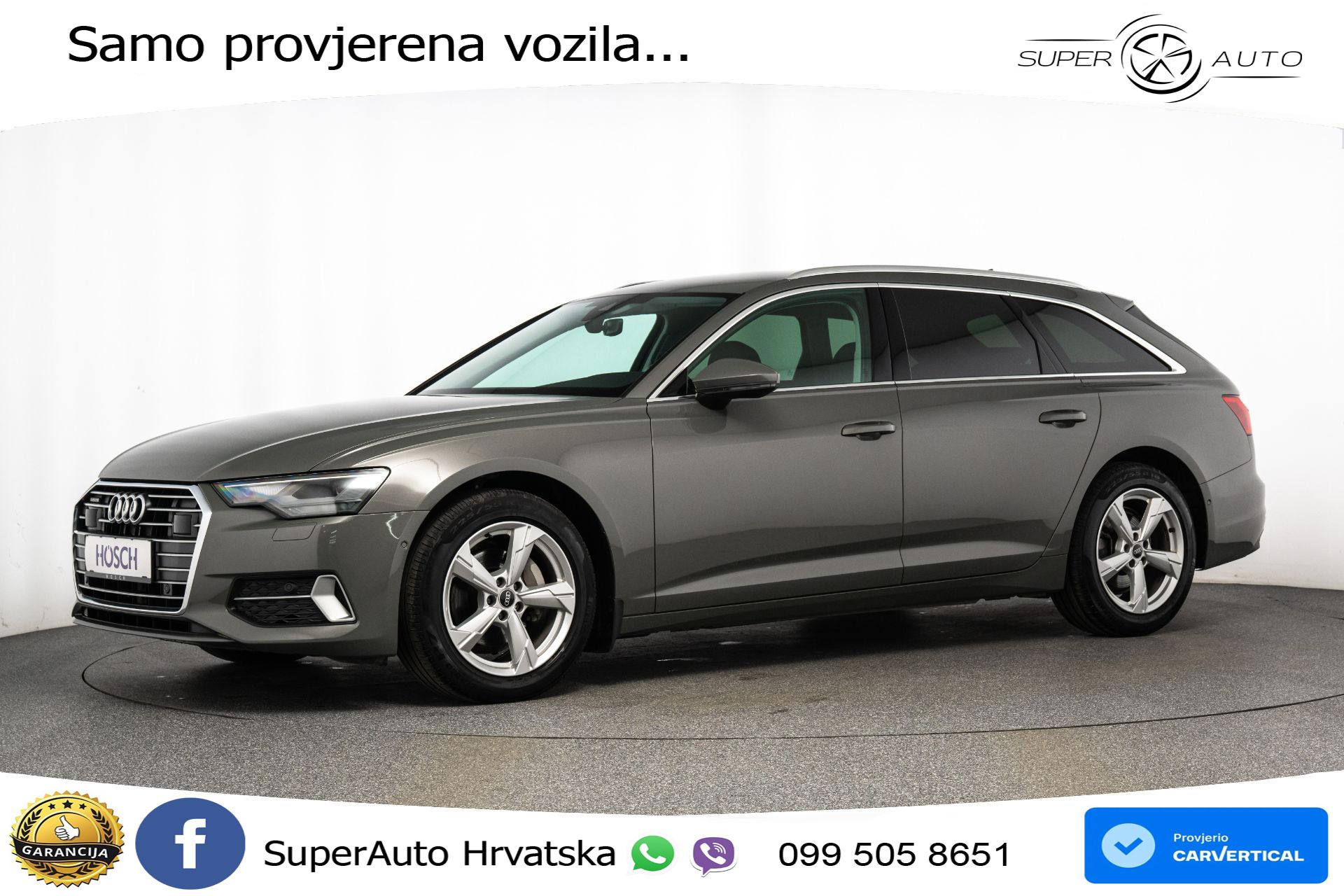 Audi A6 Avant 40 TDI quattro S tronic Sport 204 KS, LED+ACC+GR SJED+KAM+VIRT+PDC