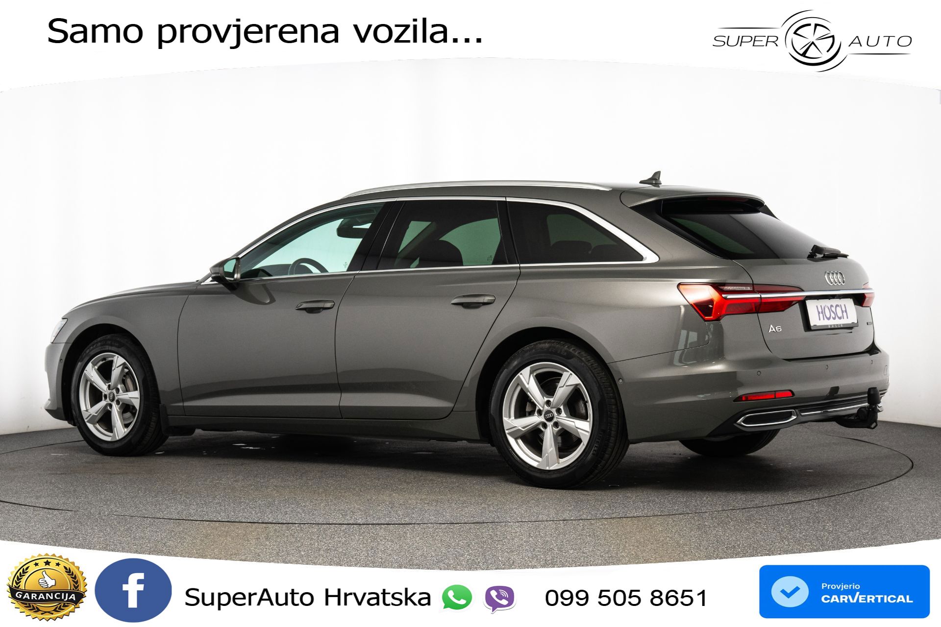 Audi A6 Avant 40 TDI quattro S tronic Sport 204 KS, LED+ACC+GR SJED+KAM+VIRT+PDC