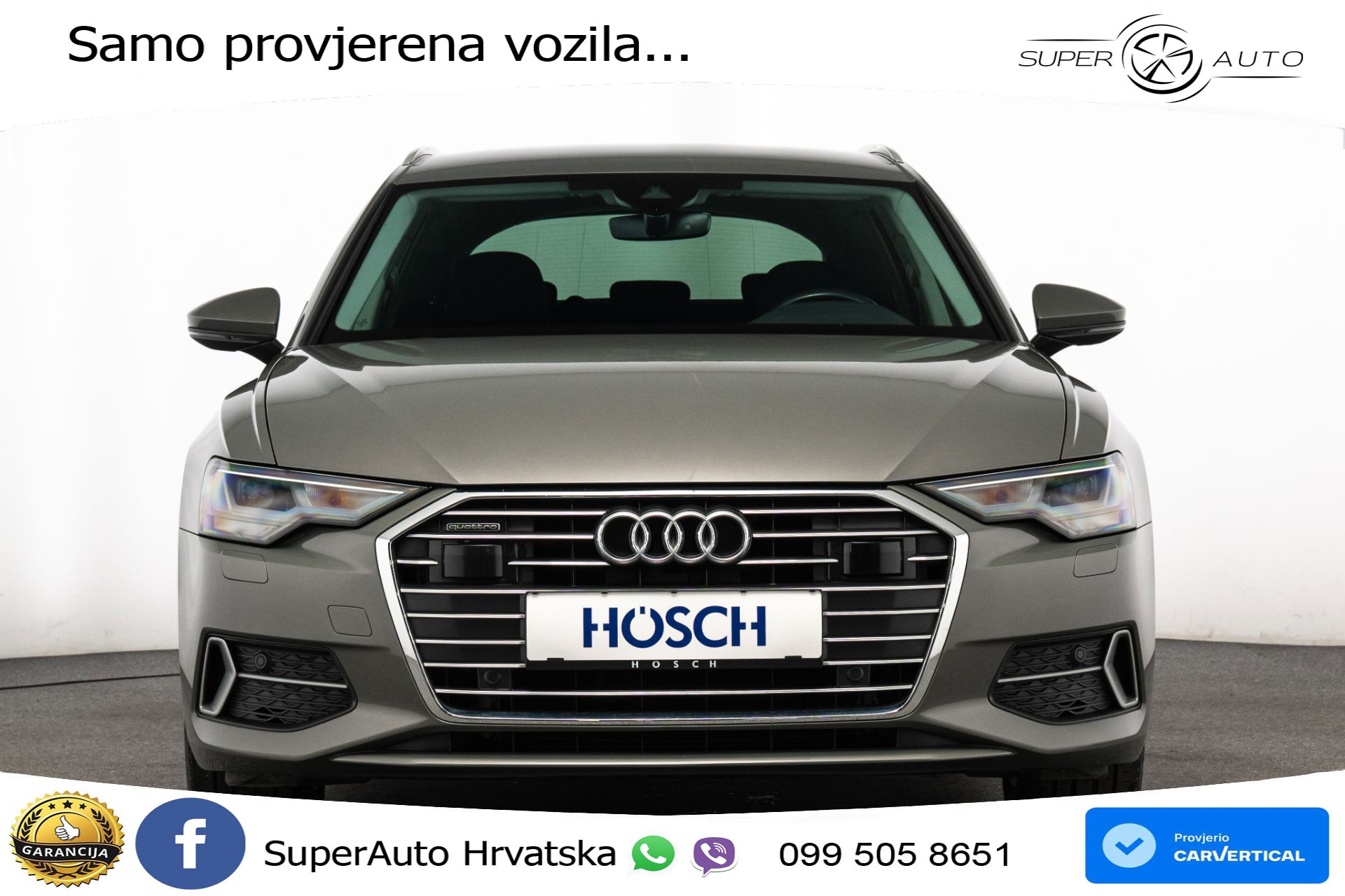 Audi A6 Avant 40 TDI quattro S tronic Sport 204 KS, LED+ACC+GR SJED+KAM+VIRT+PDC