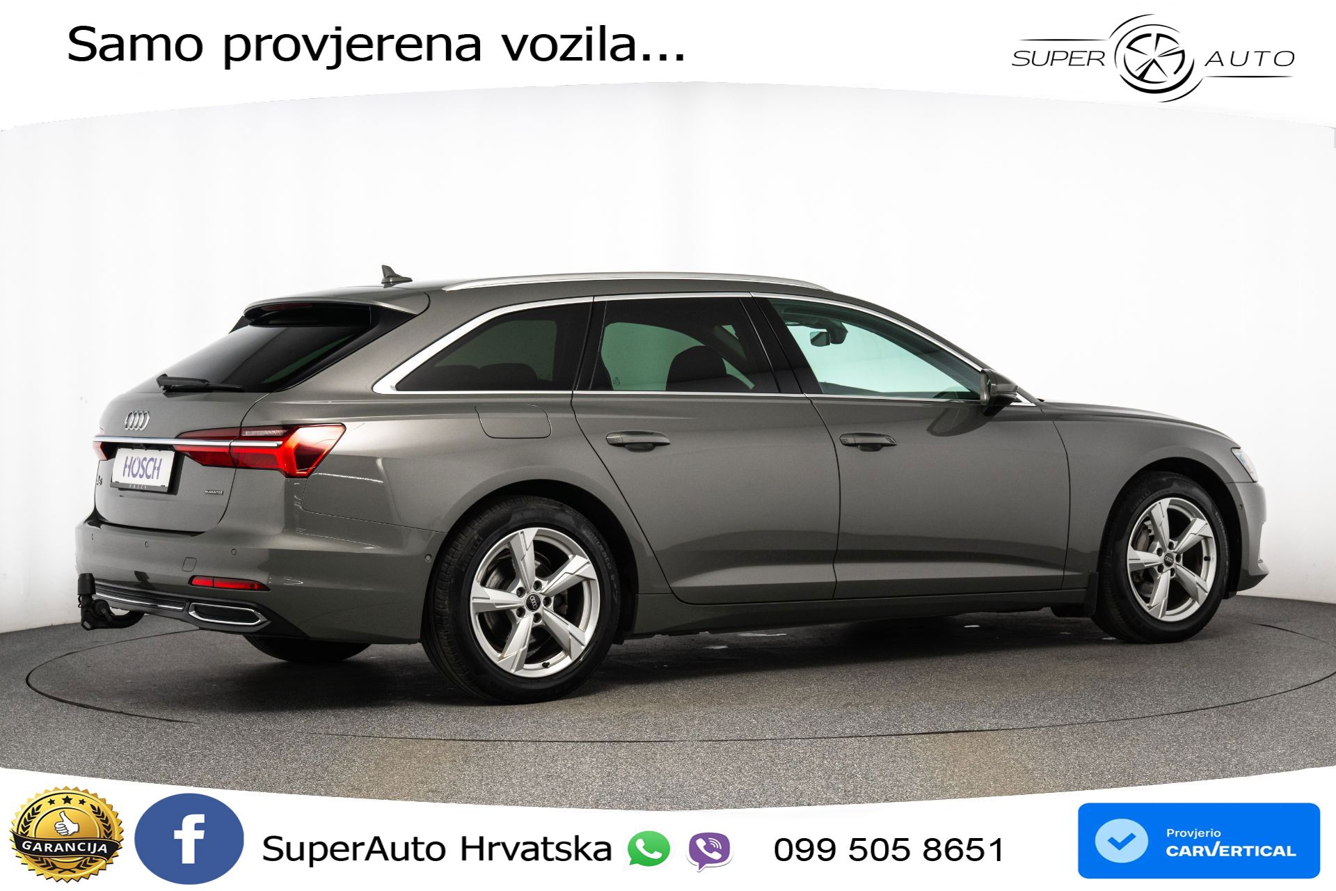 Audi A6 Avant 40 TDI quattro S tronic Sport 204 KS, LED+ACC+GR SJED+KAM+VIRT+PDC