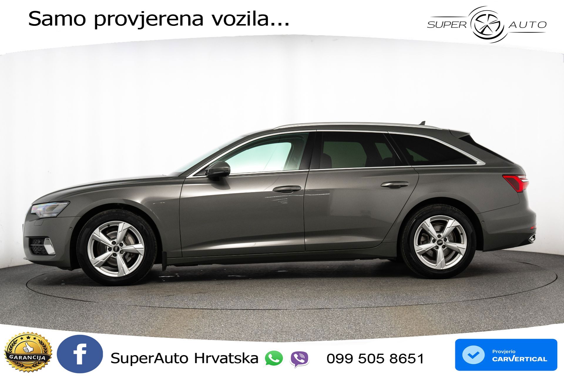 Audi A6 Avant 40 TDI quattro S tronic Sport 204 KS, LED+ACC+GR SJED+KAM+VIRT+PDC