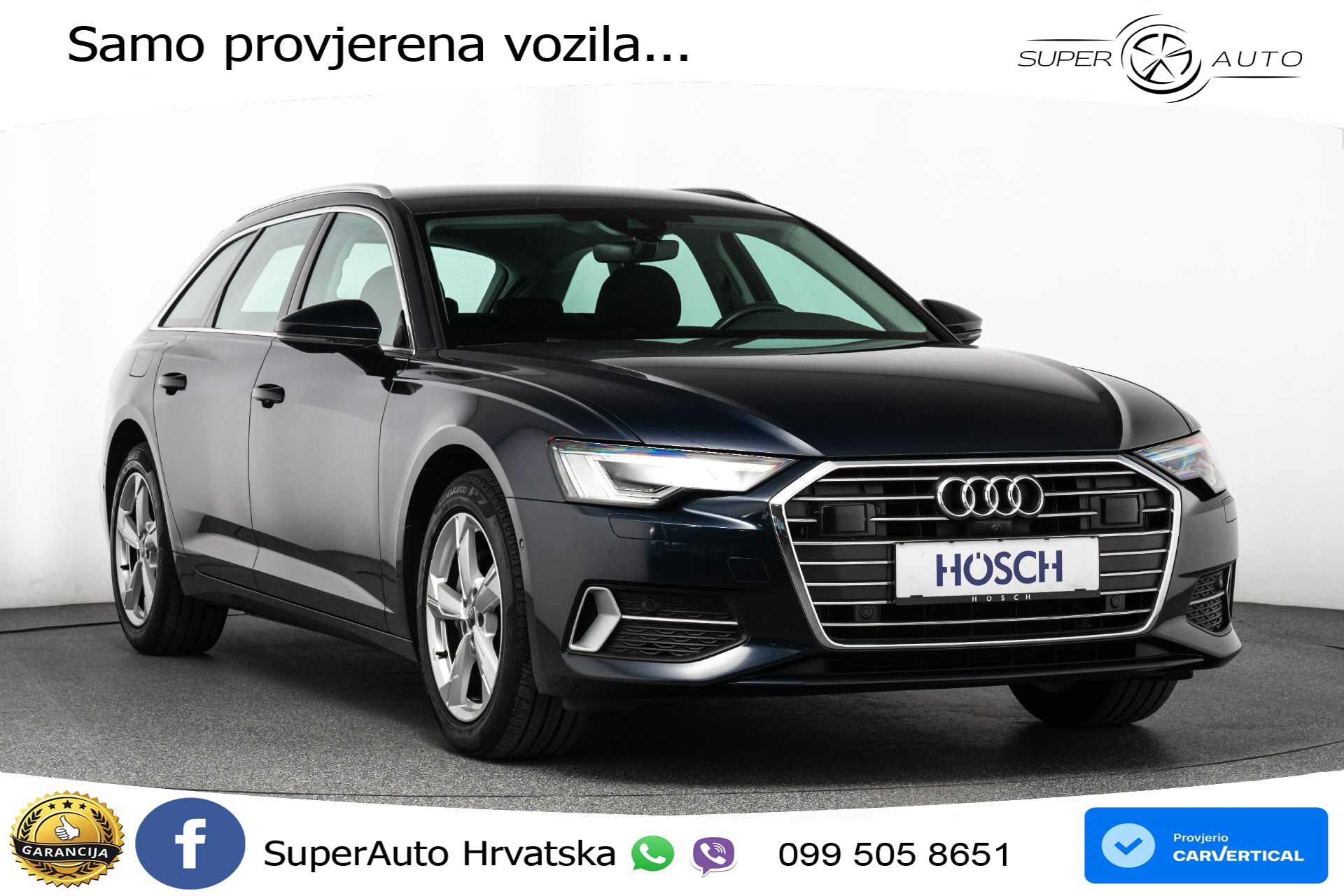 Audi A6 Avant 40 TDI S tronic Sport 204 KS, ACC+360+GR SJED+VIRT+NAVI