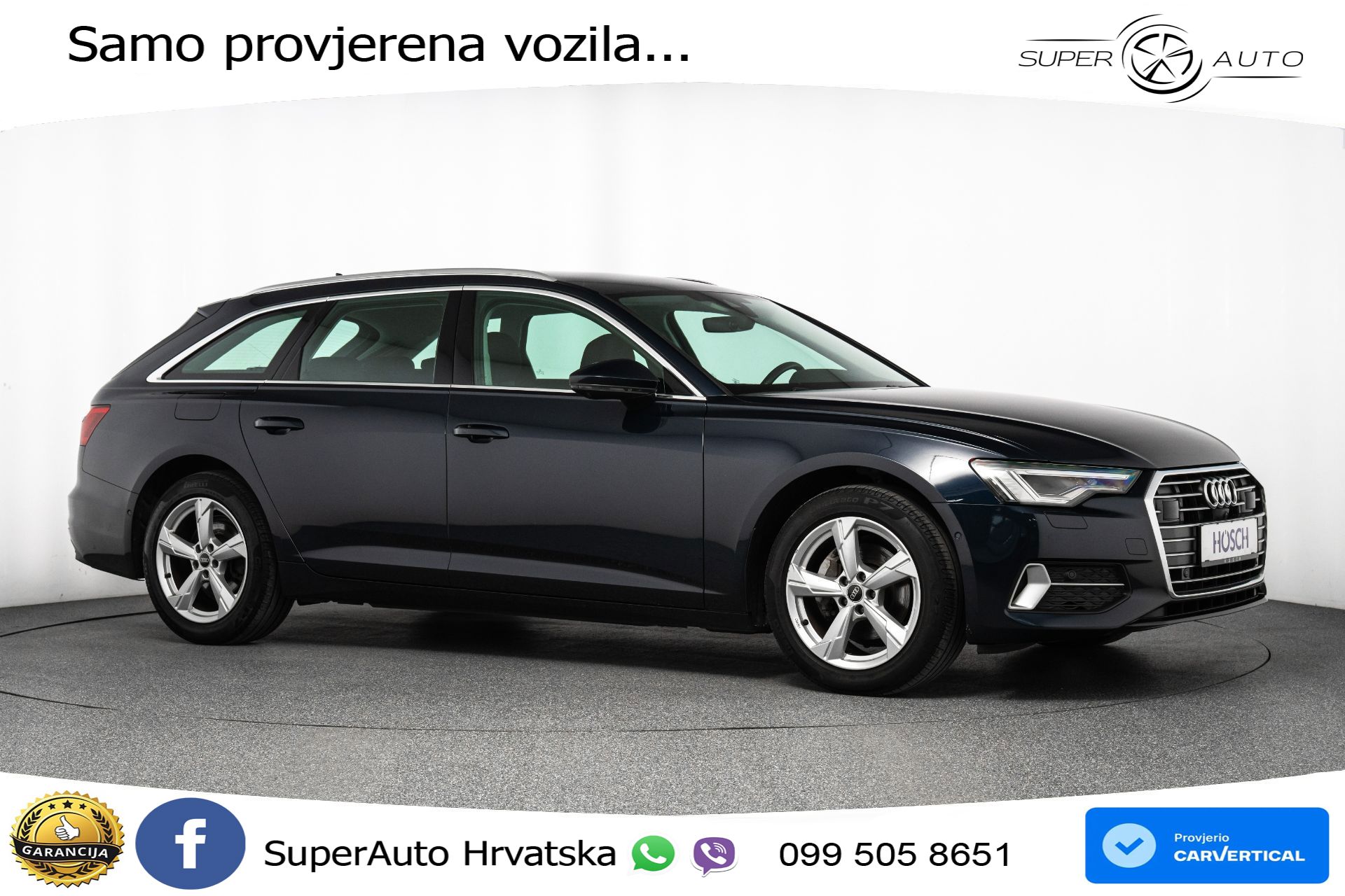 Audi A6 Avant 40 TDI S tronic Sport 204 KS, ACC+360+GR SJED+VIRT+NAVI