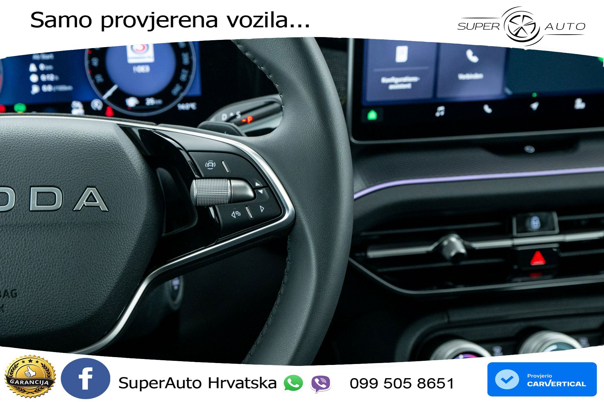 Škoda Kodiaq 1.5 TSI DSG Selection 204 KS, KAM+GR SJED+VIRT+NAVI