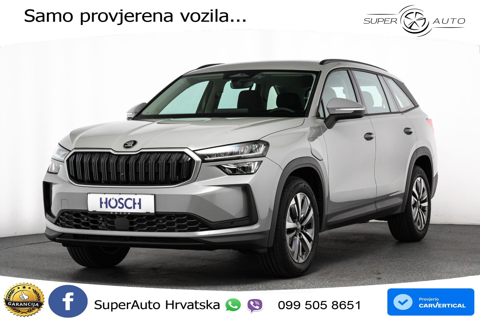 Škoda Kodiaq 1.5 TSI DSG Selection 204 KS, KAM+GR SJED+VIRT+NAVI