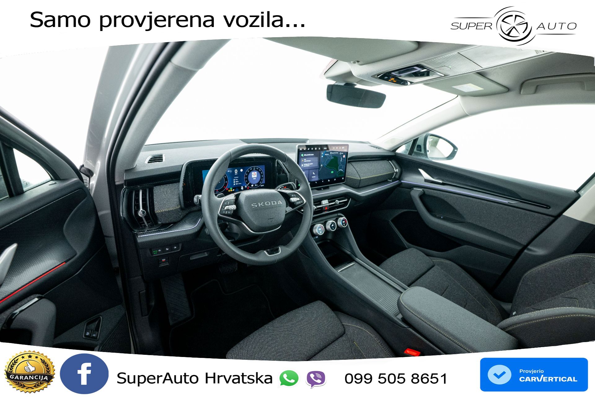 Škoda Kodiaq 1.5 TSI DSG Selection 204 KS, KAM+GR SJED+VIRT+NAVI
