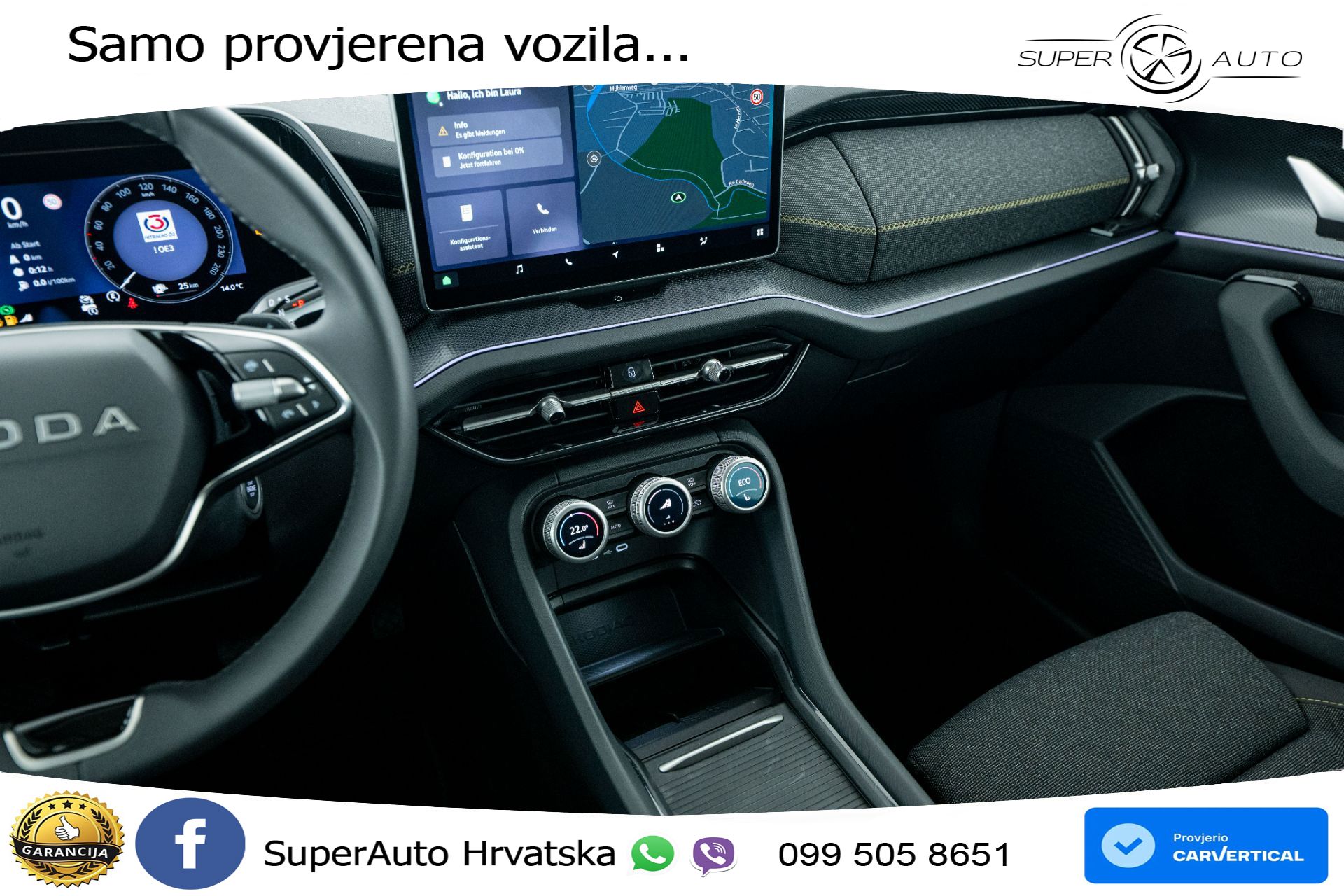 Škoda Kodiaq 1.5 TSI DSG Selection 204 KS, KAM+GR SJED+VIRT+NAVI