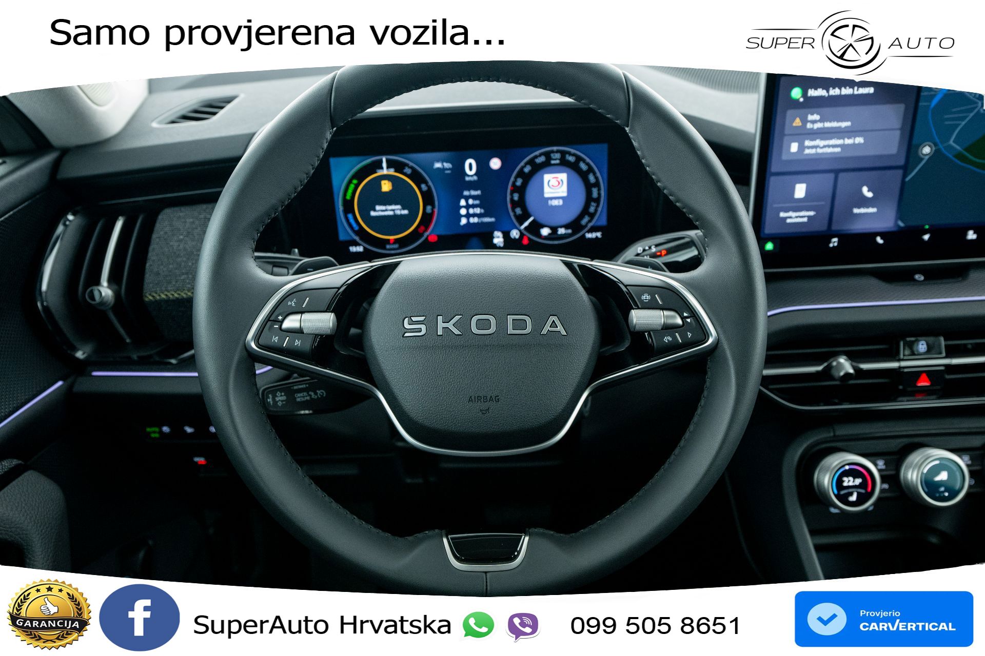 Škoda Kodiaq 1.5 TSI DSG Selection 204 KS, KAM+GR SJED+VIRT+NAVI