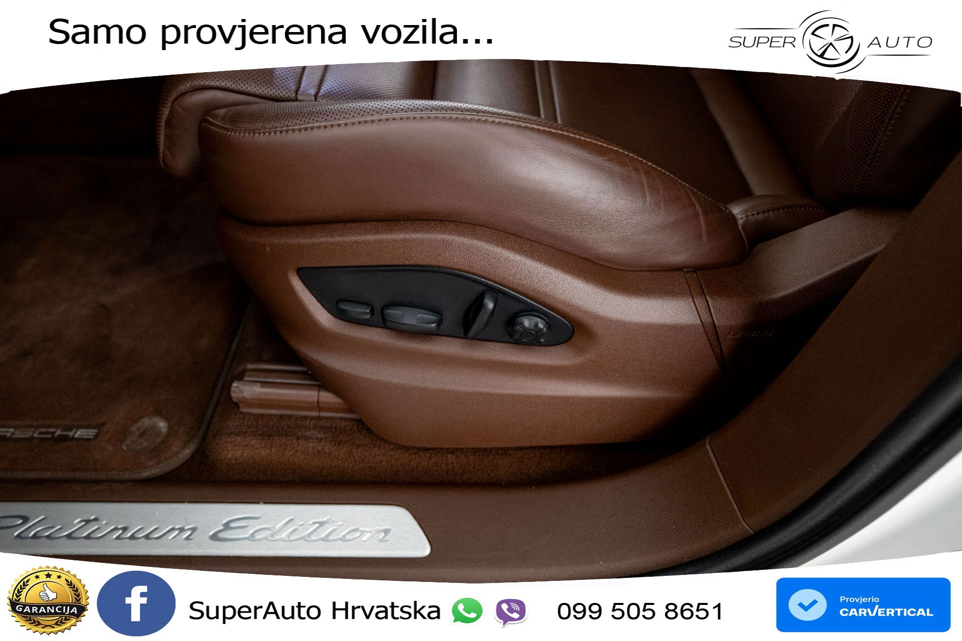Porsche Cayenne 3.0 V6 AWD Aut. Platinum Edition 462 KS, ZRAČNI+4xGR SJED+TEM